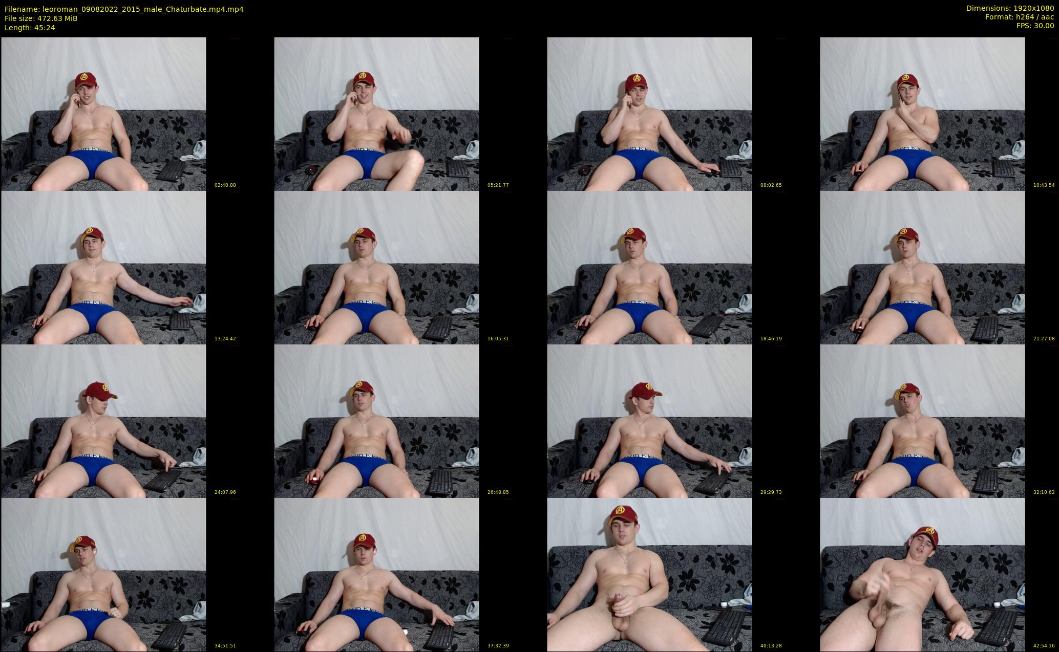 leoroman — 46 minute Chaturbate male cam show recording, 1080p, Aug 9, 2022