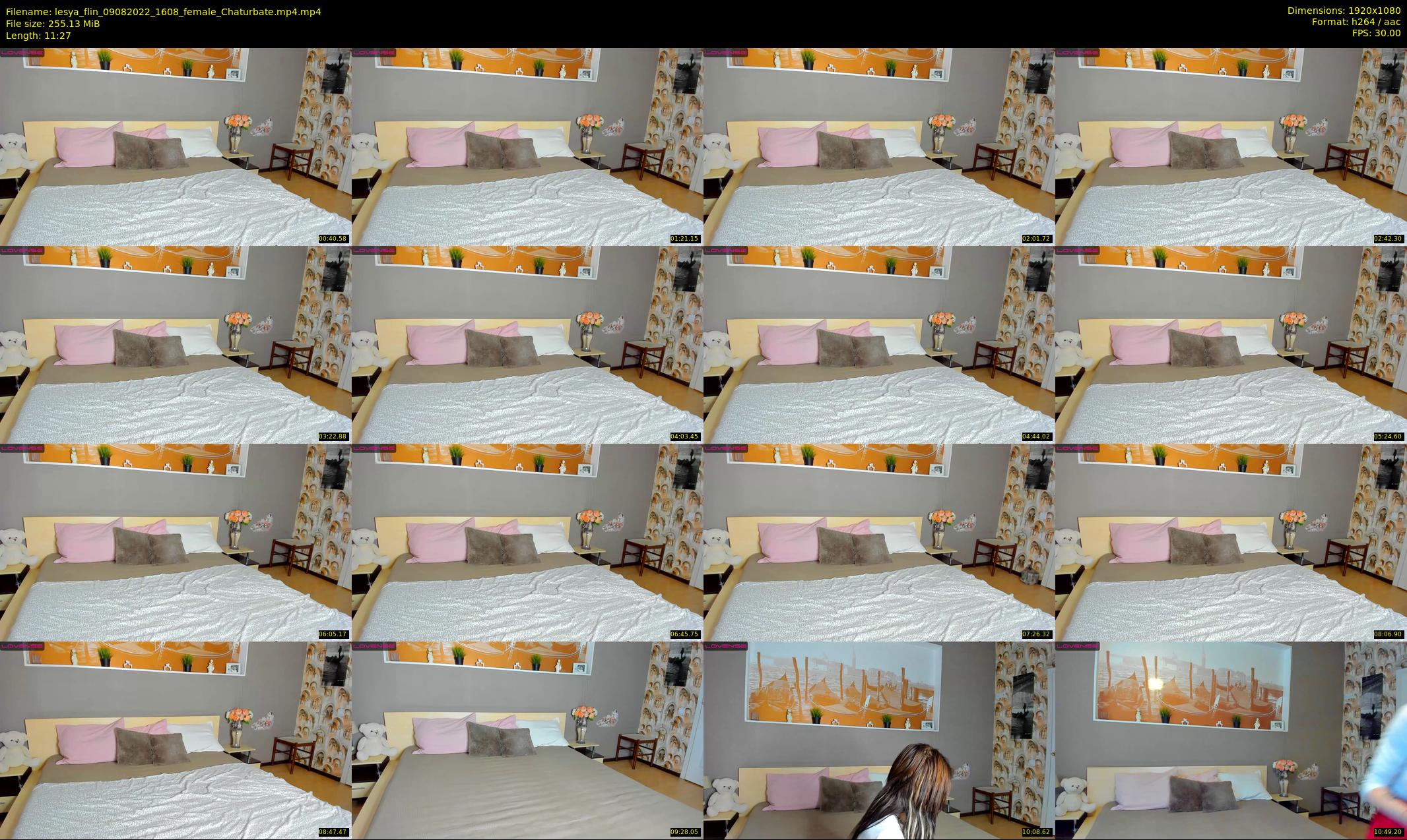 lesya_flin — 12 minute Chaturbate female cam show recording, 1080p, Aug 9, 2022