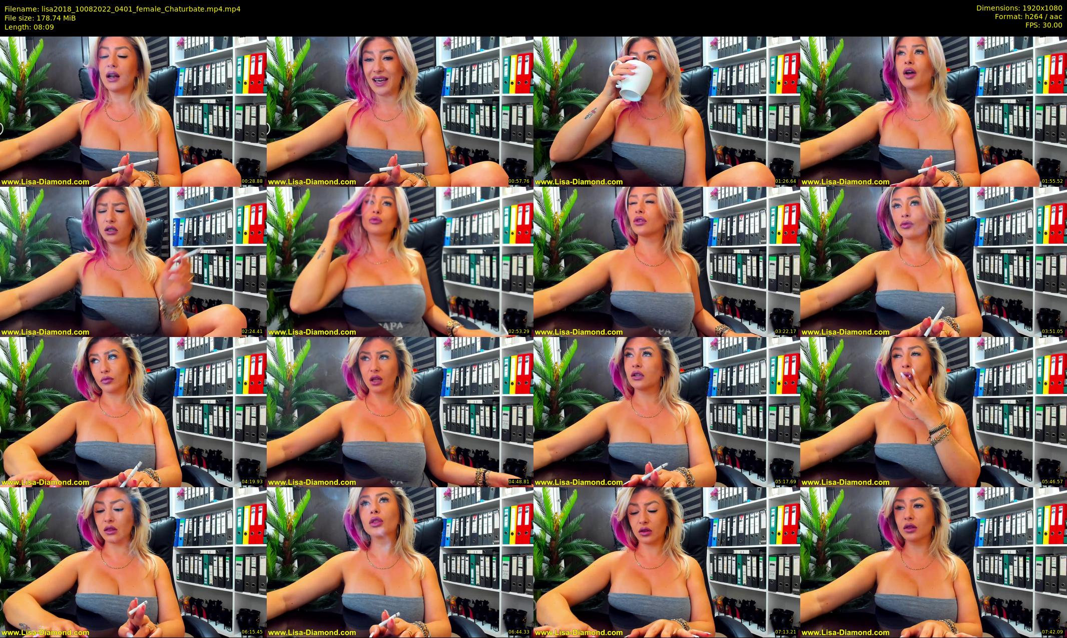 lisa2018 — 9 minute Chaturbate female cam show recording, 1080p, Aug 10, 2022