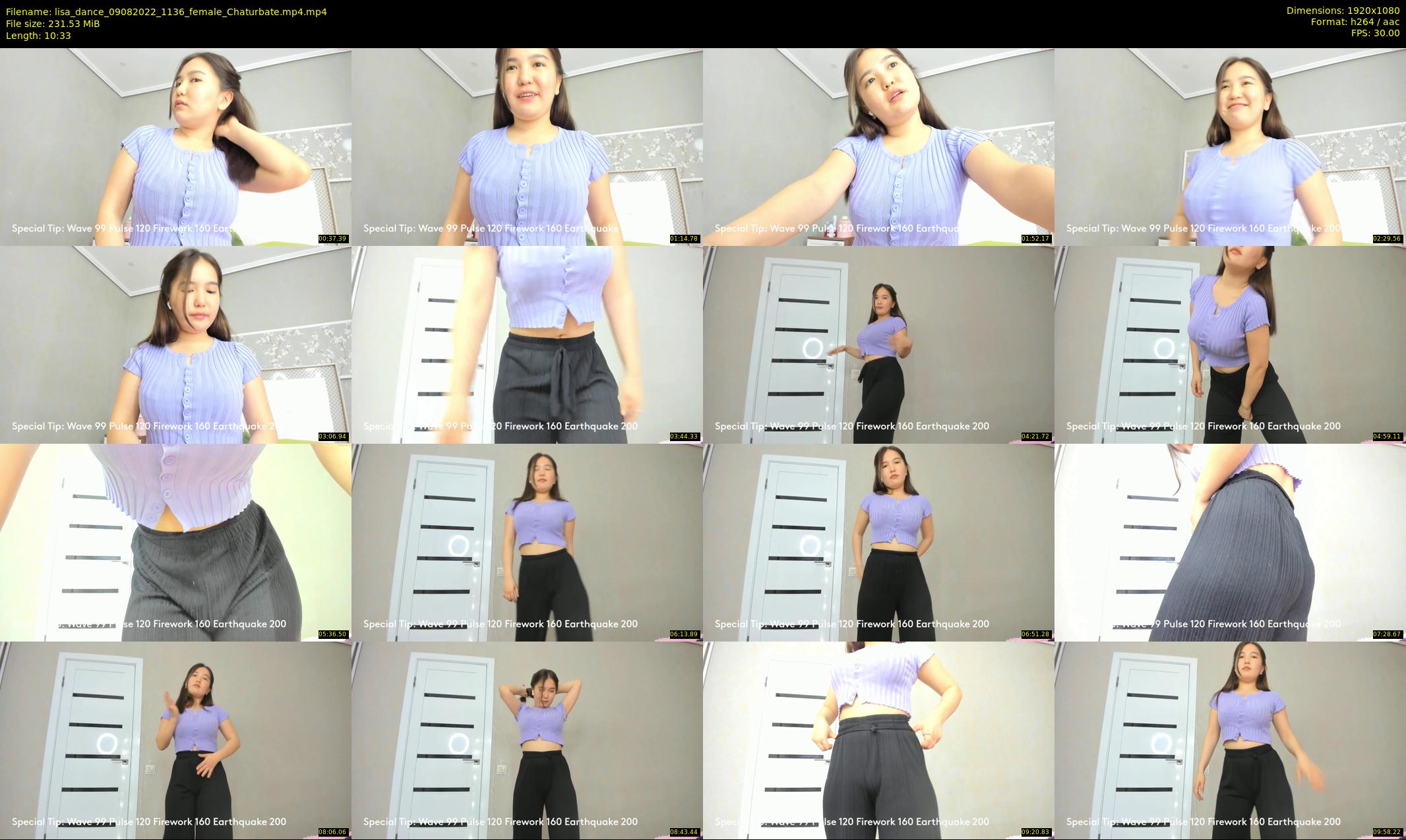 lisa_dance — 11 minute Chaturbate female cam show recording, 1080p, Aug 9, 2022