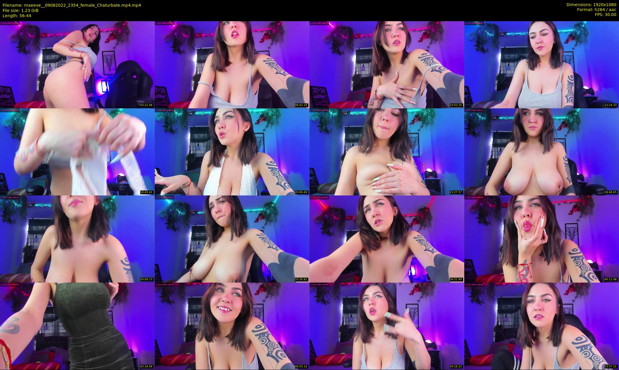 maeeve_ — 57 minute Chaturbate female cam show recording, 1080p, Aug 9, 2022