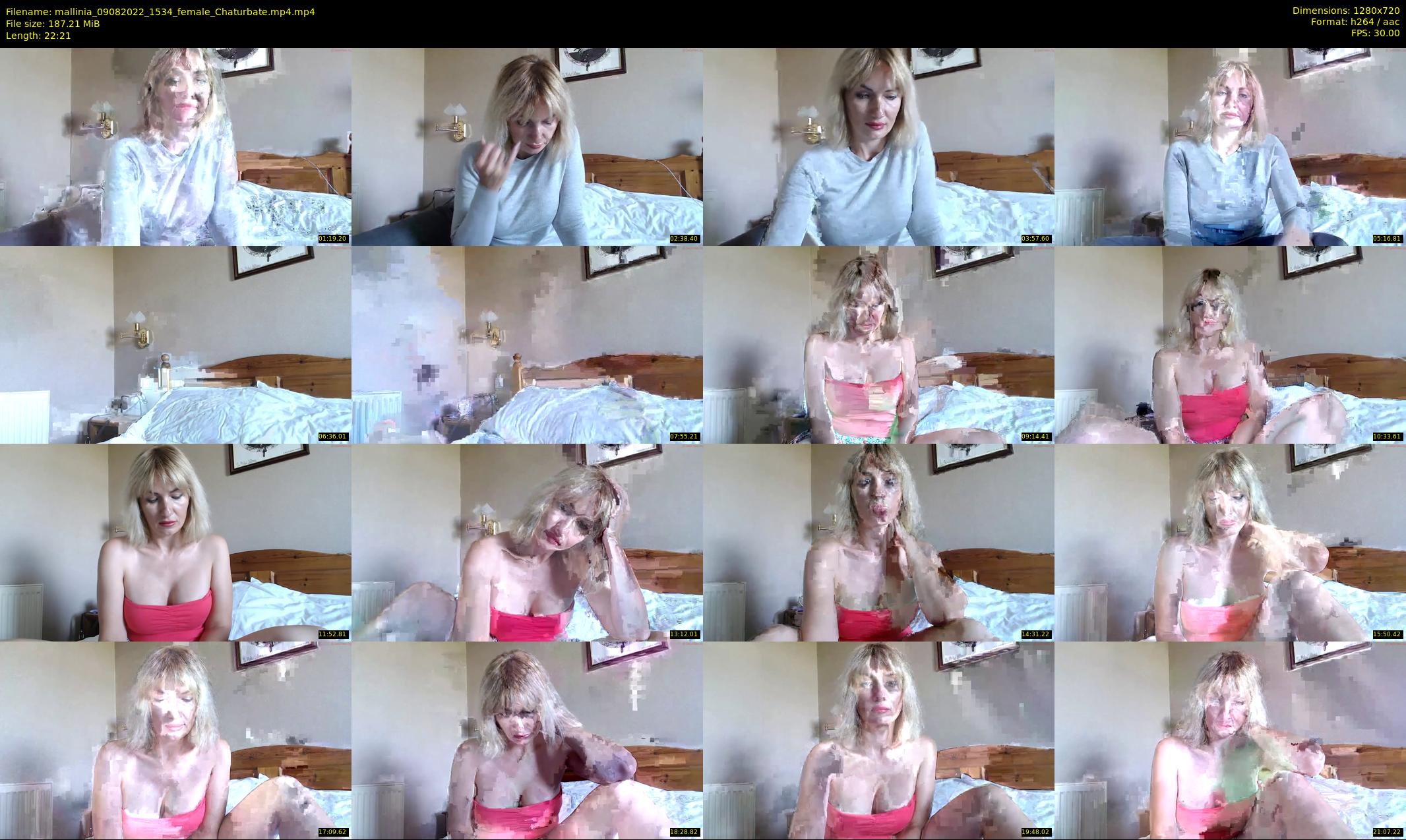 mallinia — 23 minute Chaturbate female cam show recording, 720p, Aug 9, 2022