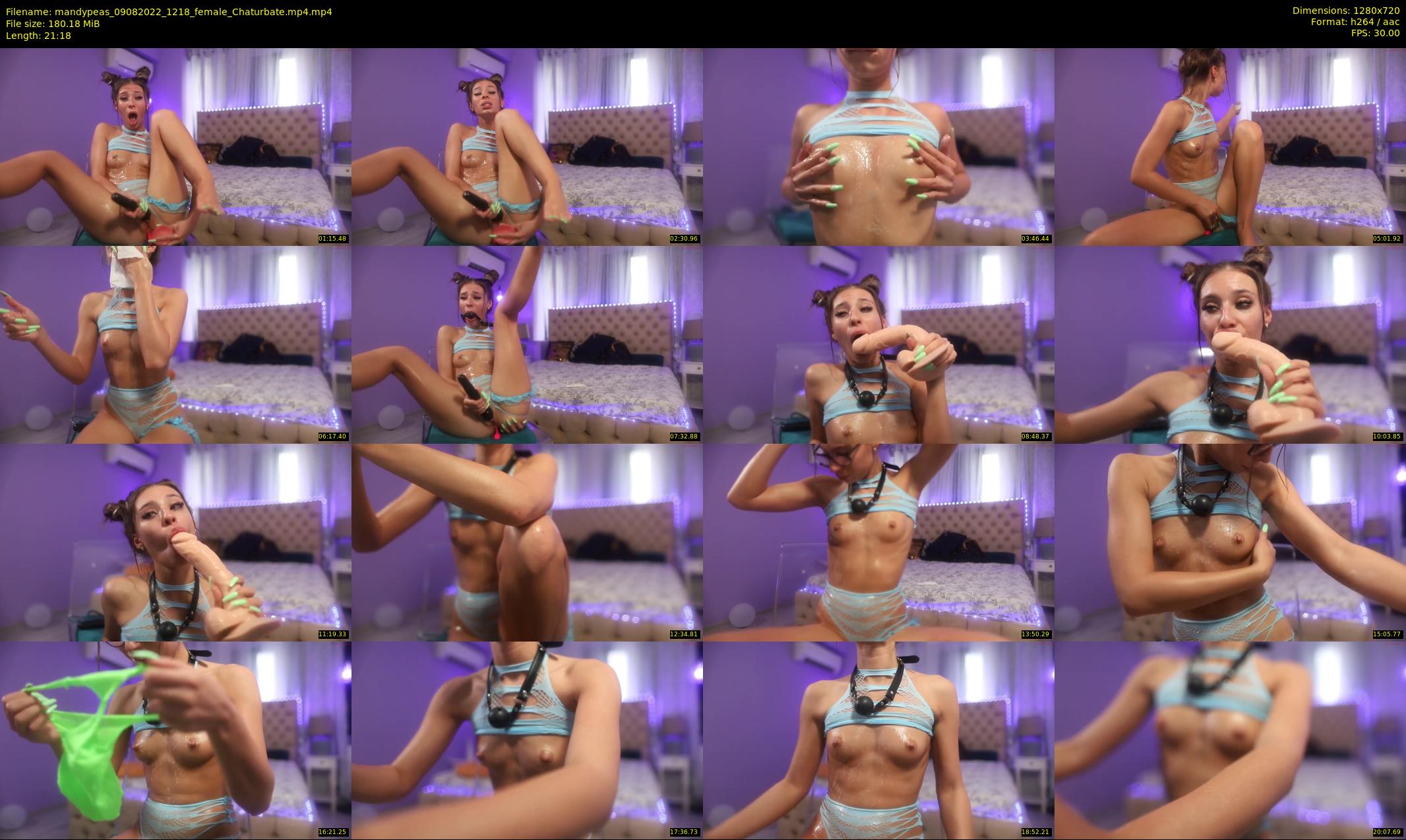 mandypeas — 22 minute Chaturbate female cam show recording, 720p, Aug 9, 2022