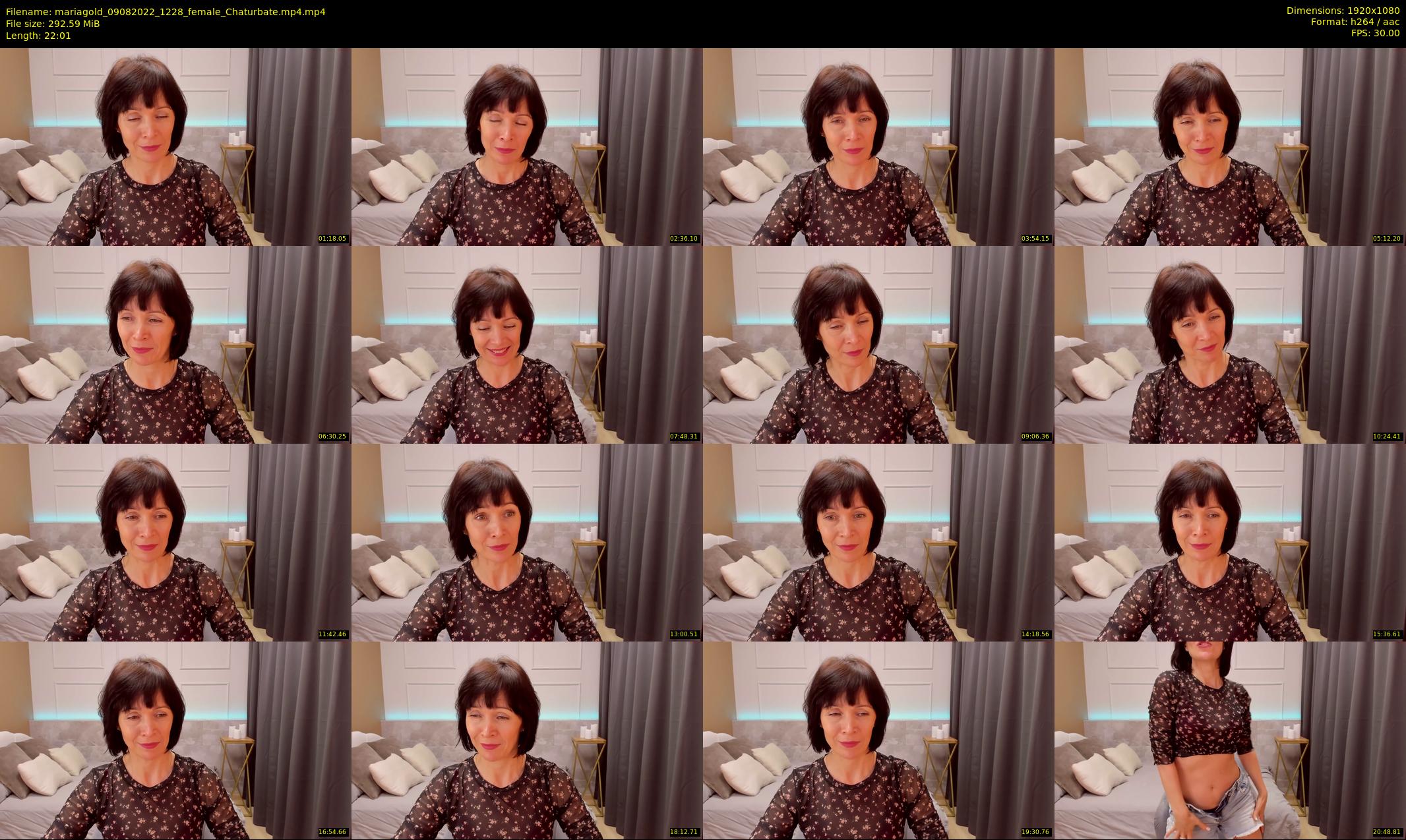 mariagold — 23 minute Chaturbate female cam show recording, 1080p, Aug 9, 2022