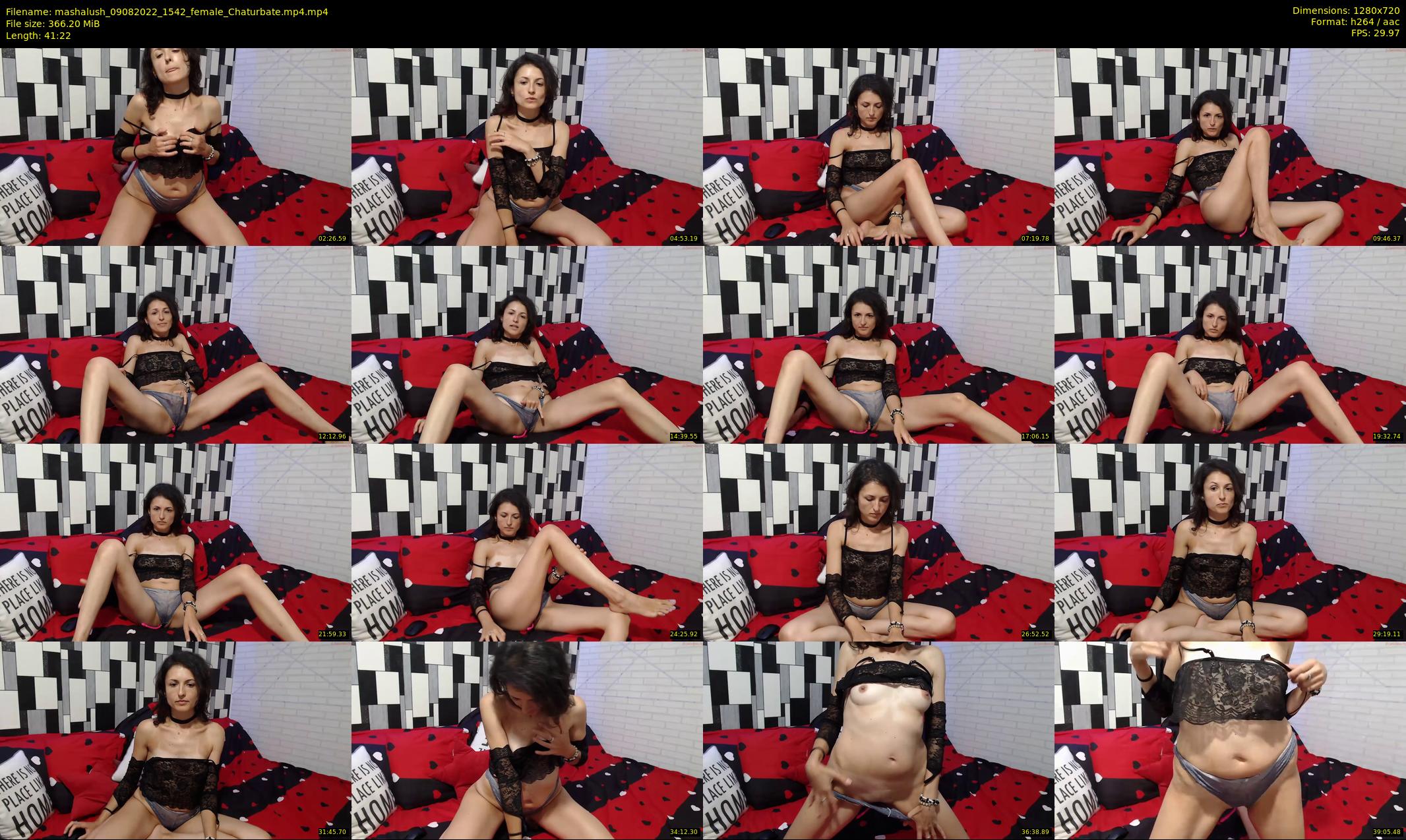 mashalush — 42 minute Chaturbate female cam show recording, 720p, Aug 9, 2022