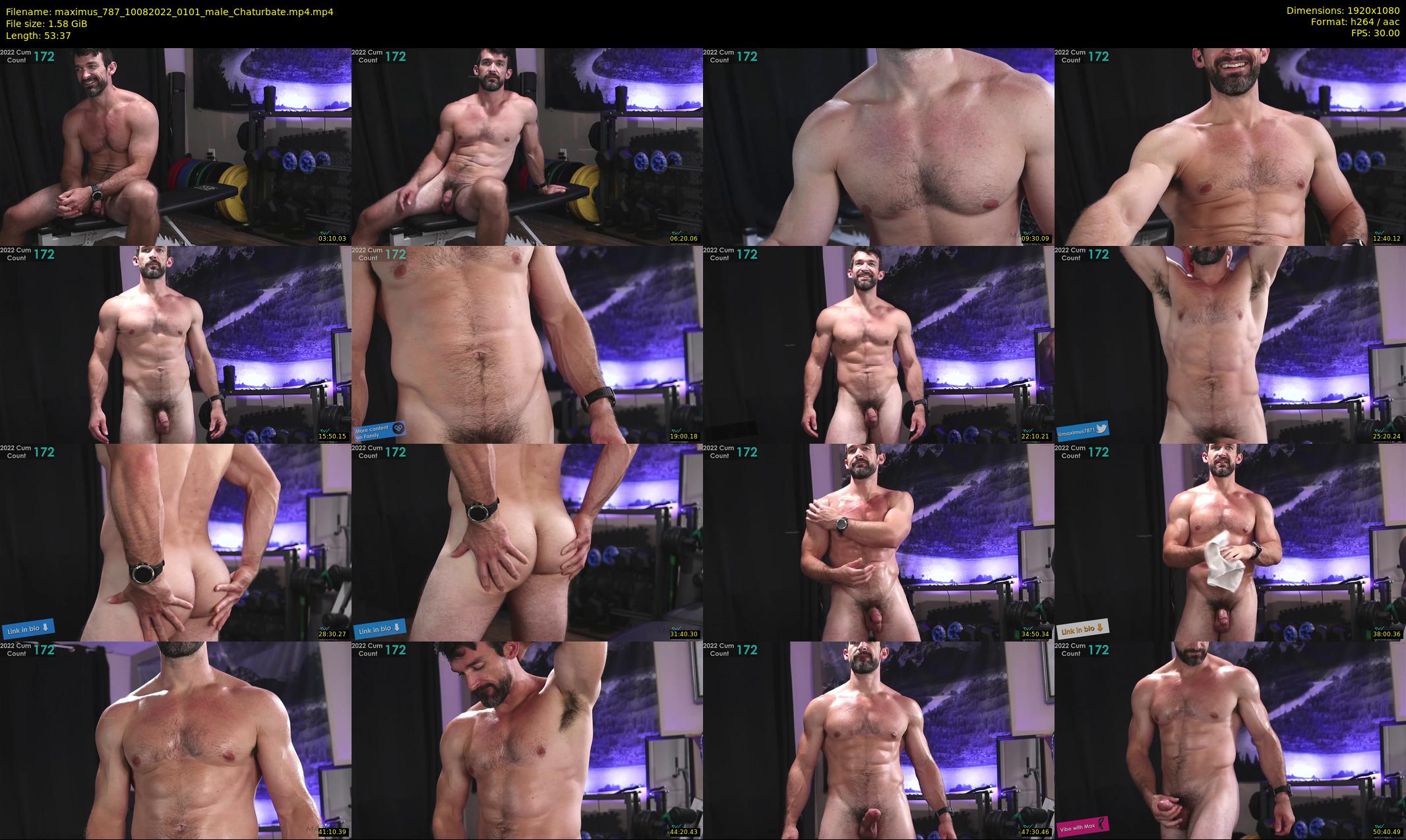 maximus_787 — 54 minute Chaturbate male cam show recording, 1080p, Aug 10, 2022