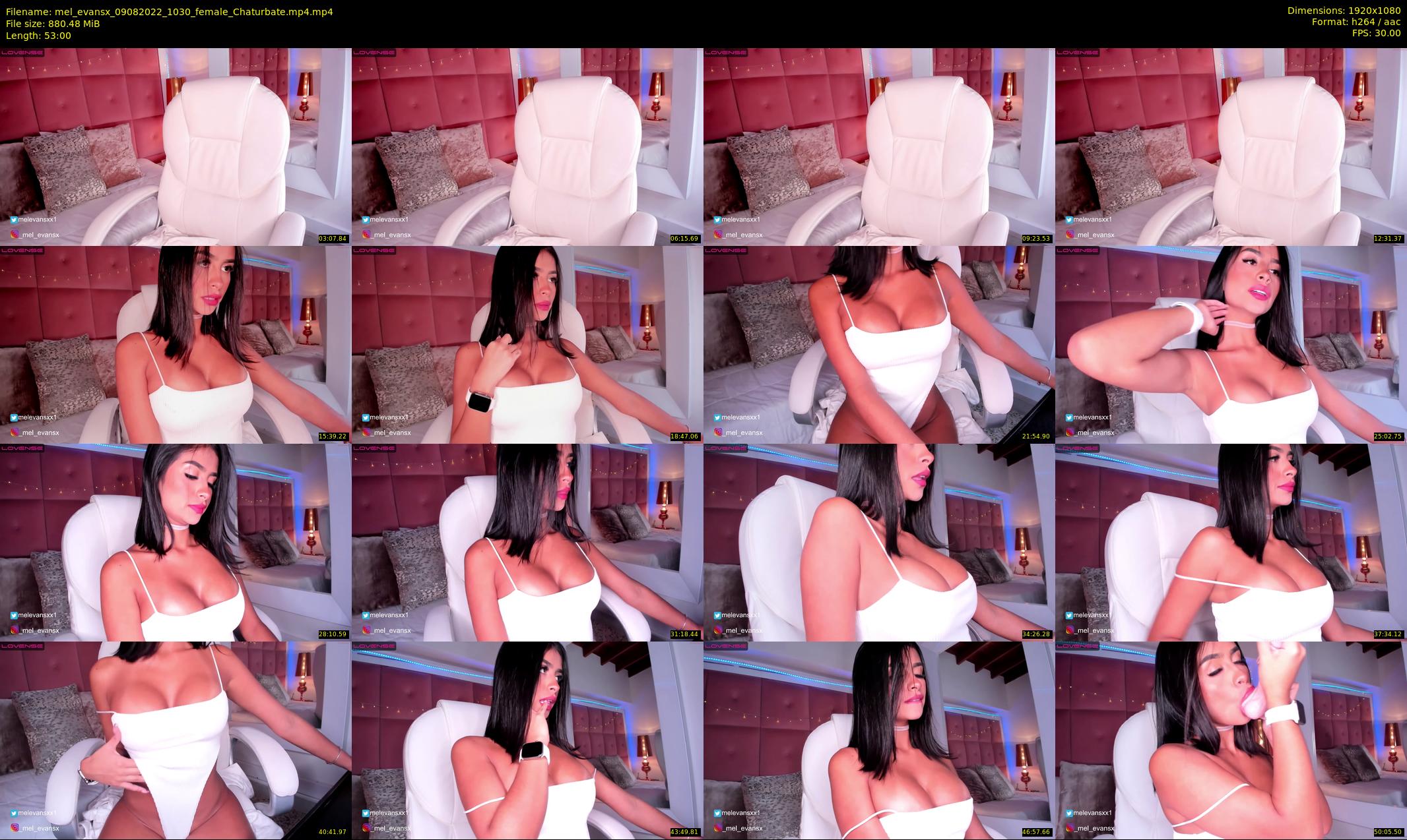 mel_evansx — 53 minute Chaturbate female cam show recording, 1080p, Aug 9, 2022