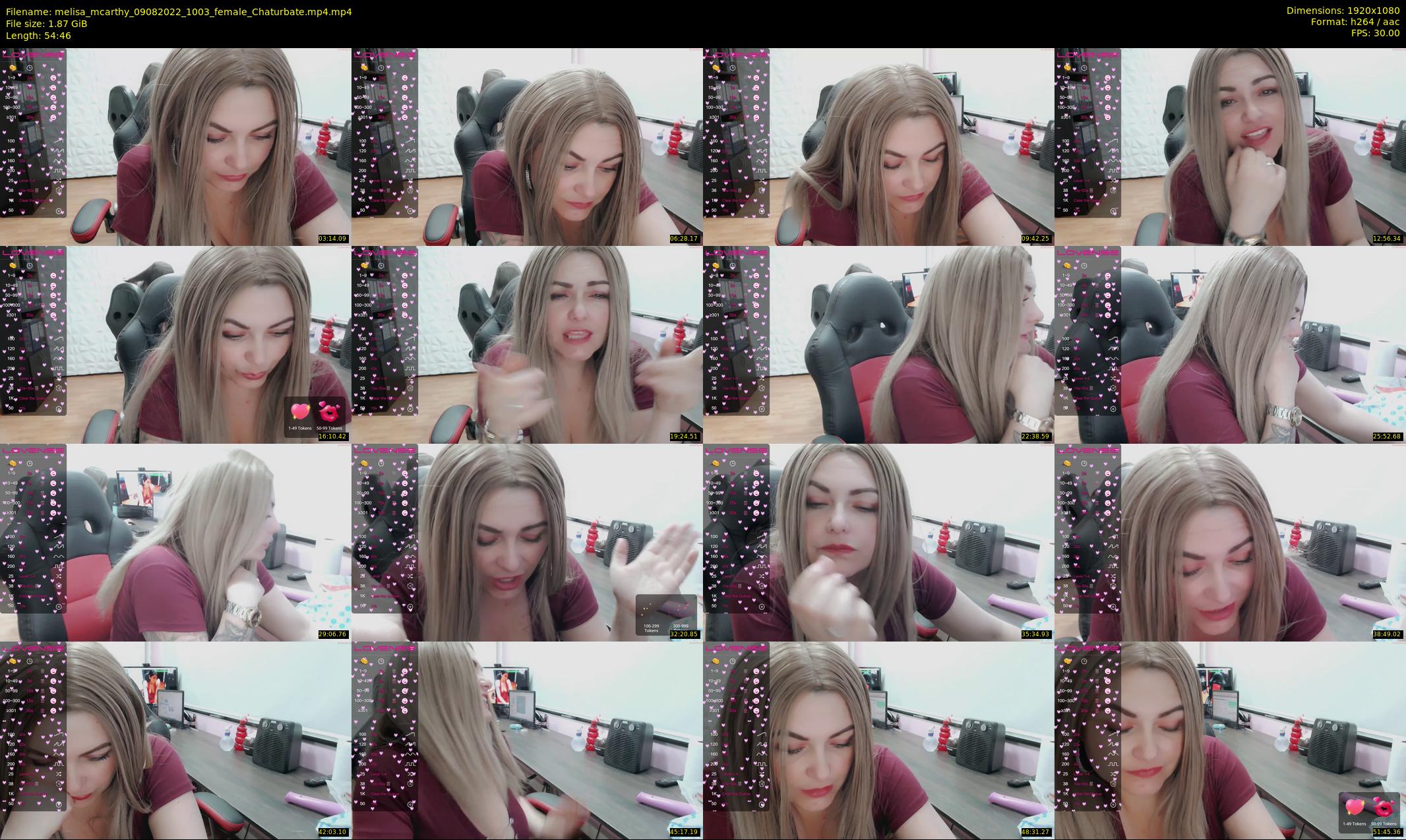 melisa_mcarthy — 55 minute Chaturbate couple cam show recording, 1080p, Aug 9, 2022
