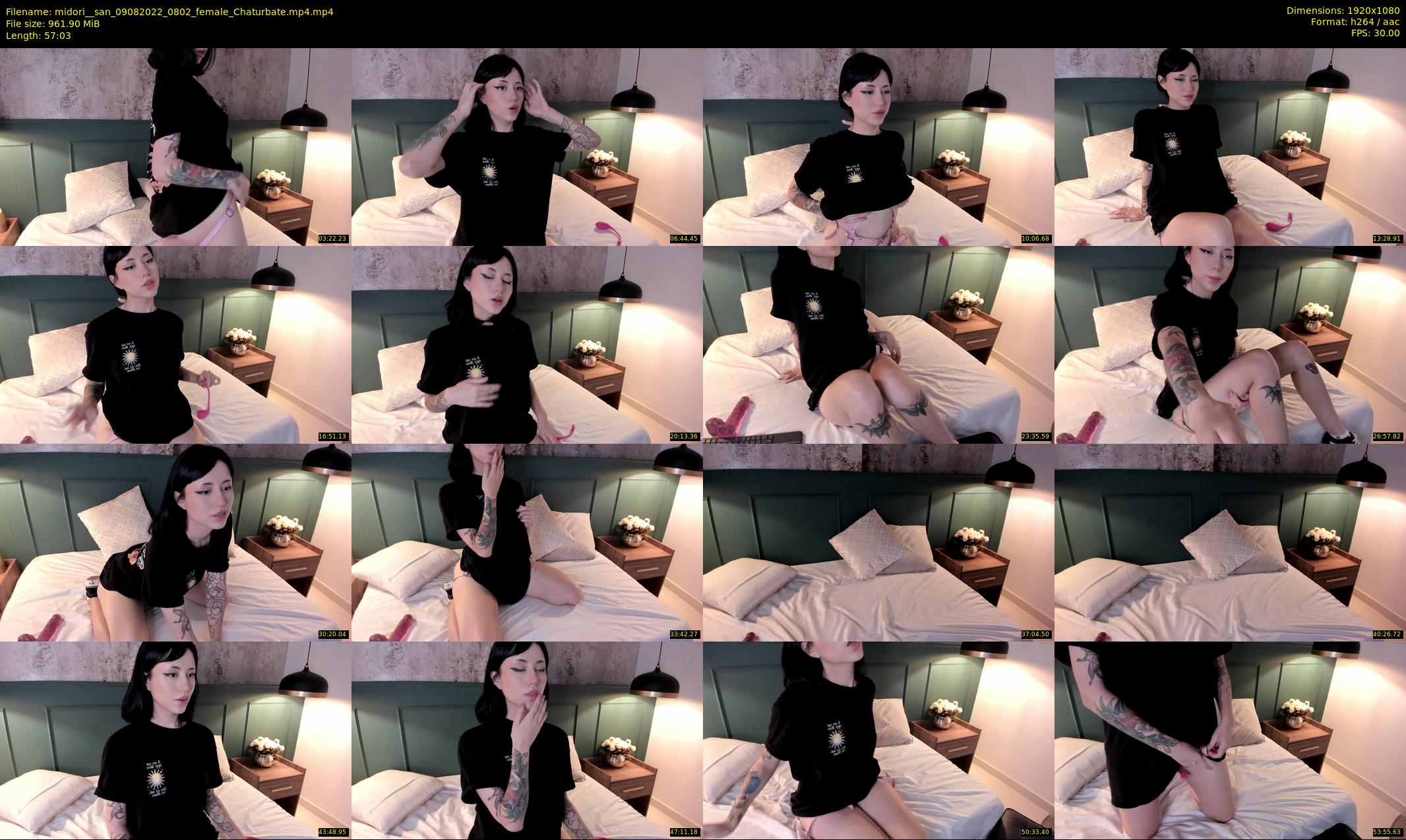 midori__san — 58 minute Chaturbate female cam show recording, 1080p, Aug 9, 2022