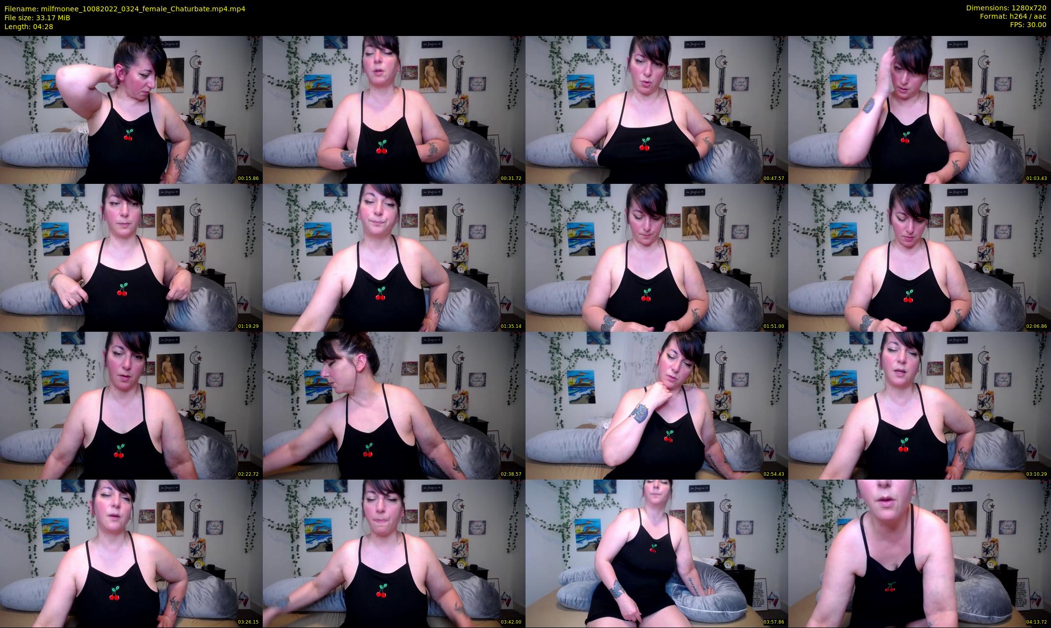 milfmonee — 5 minute Chaturbate female cam show recording, 720p, Aug 10, 2022