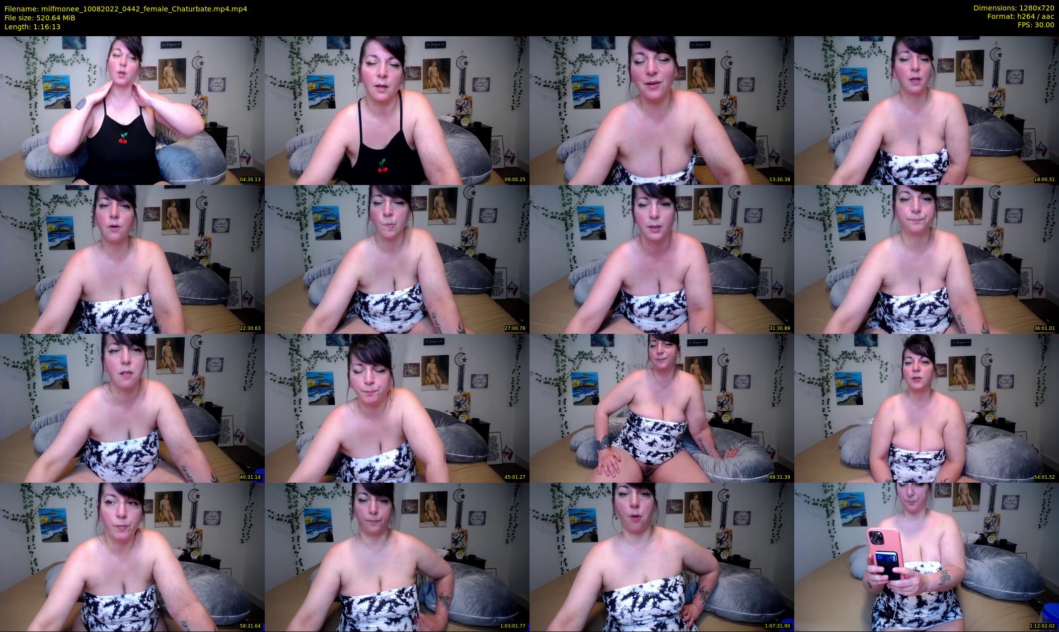 milfmonee — 77 minute Chaturbate female cam show recording, 720p, Aug 10, 2022