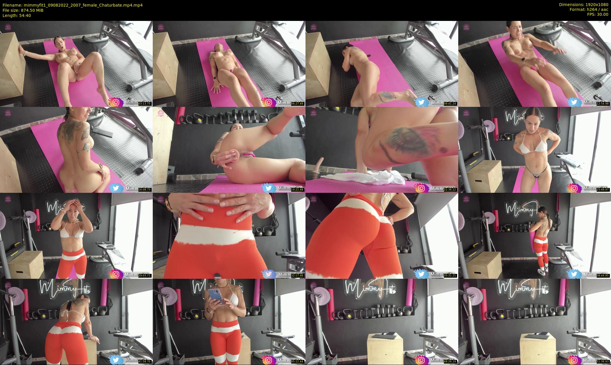 mimmyfit1 — 55 minute Chaturbate female cam show recording, 1080p, Aug 9, 2022