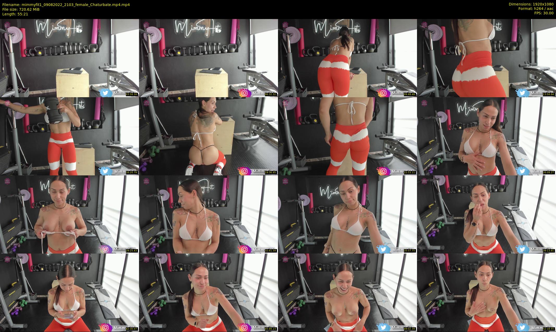mimmyfit1 — 56 minute Chaturbate female cam show recording, 1080p, Aug 9, 2022