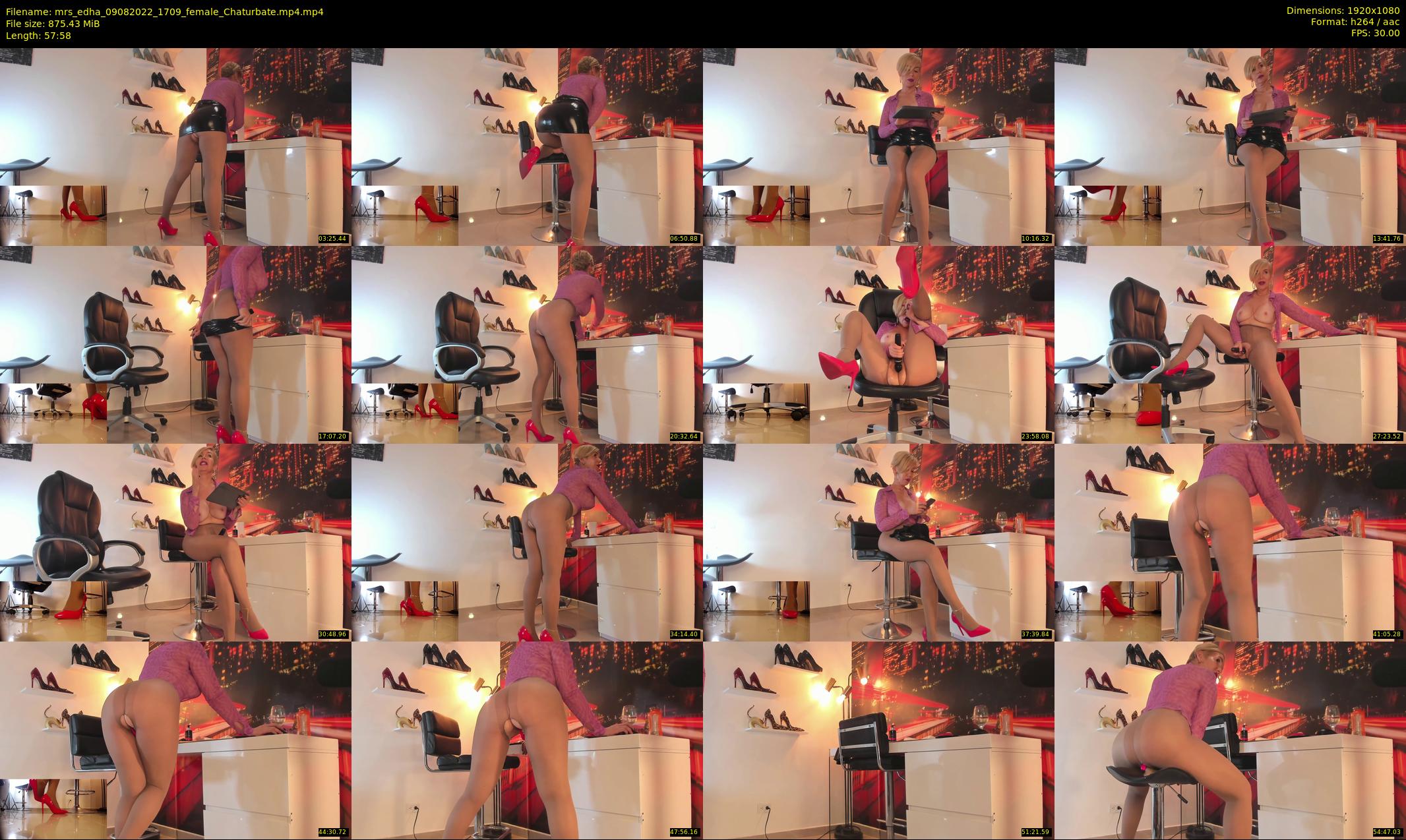 mrs_edha — 58 minute Chaturbate female cam show recording, 1080p, Aug 9, 2022
