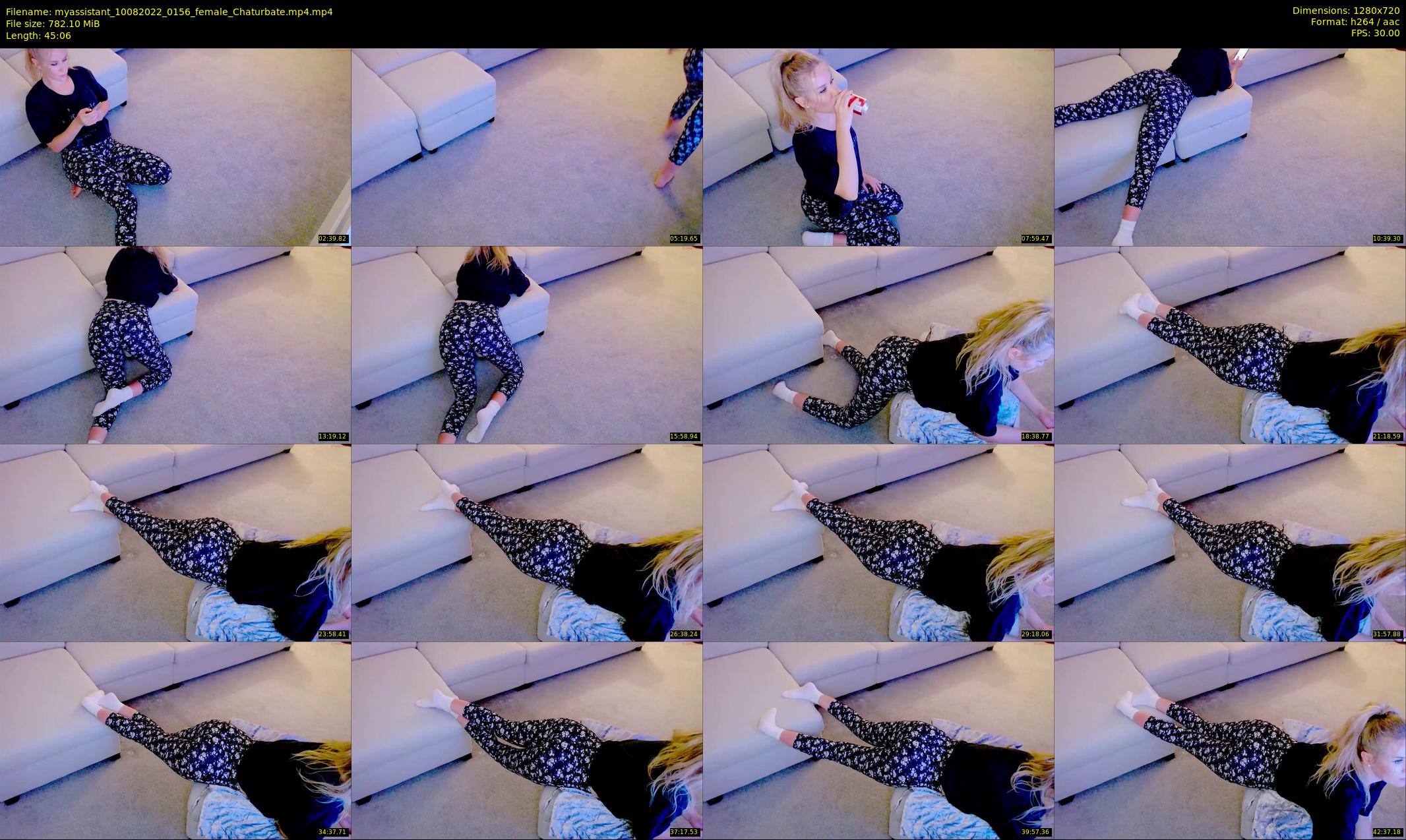 myassistant — 46 minute Chaturbate female cam show recording, 720p, Aug 10, 2022