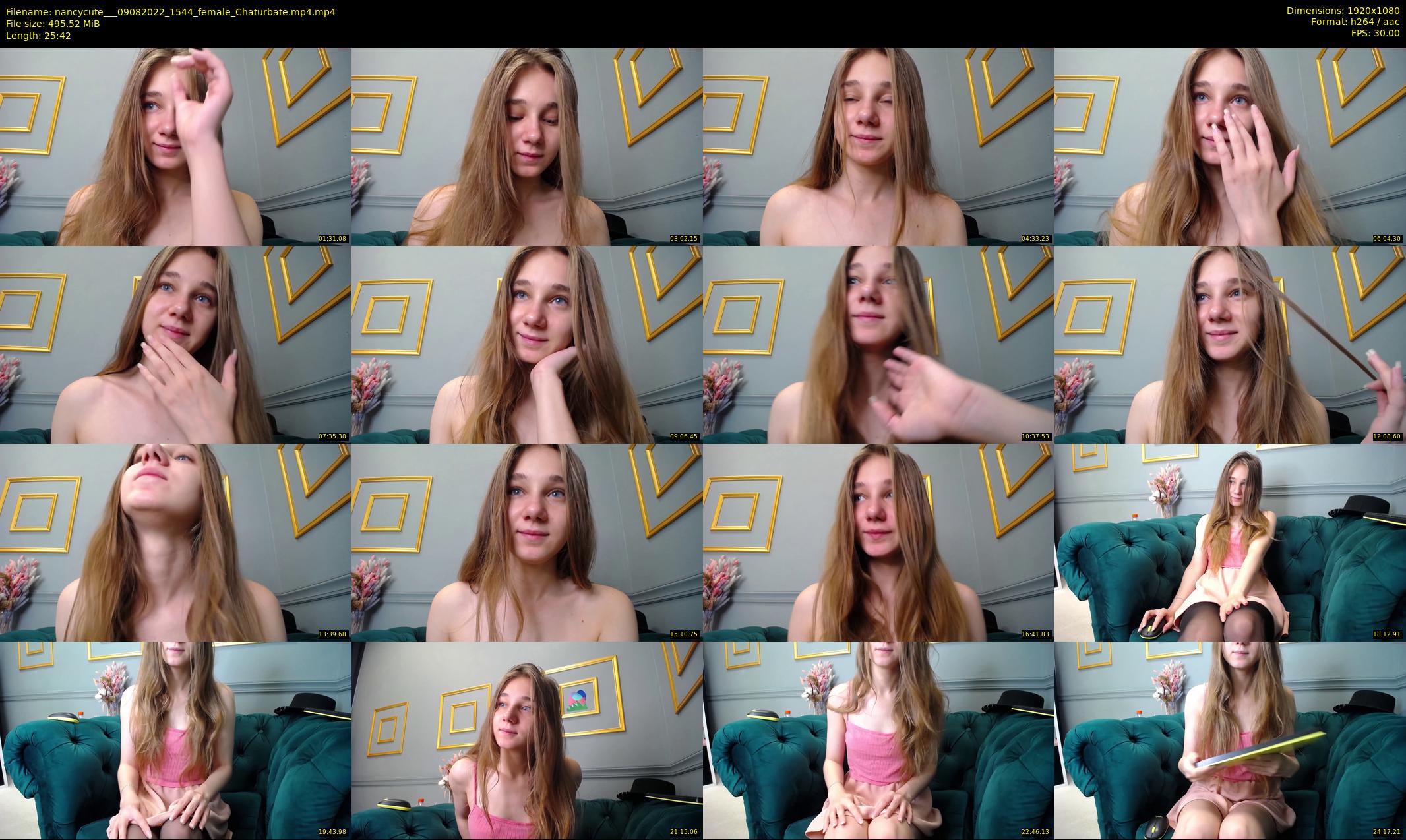 nancycute__ — 26 minute Chaturbate female cam show recording, 1080p, Aug 9, 2022