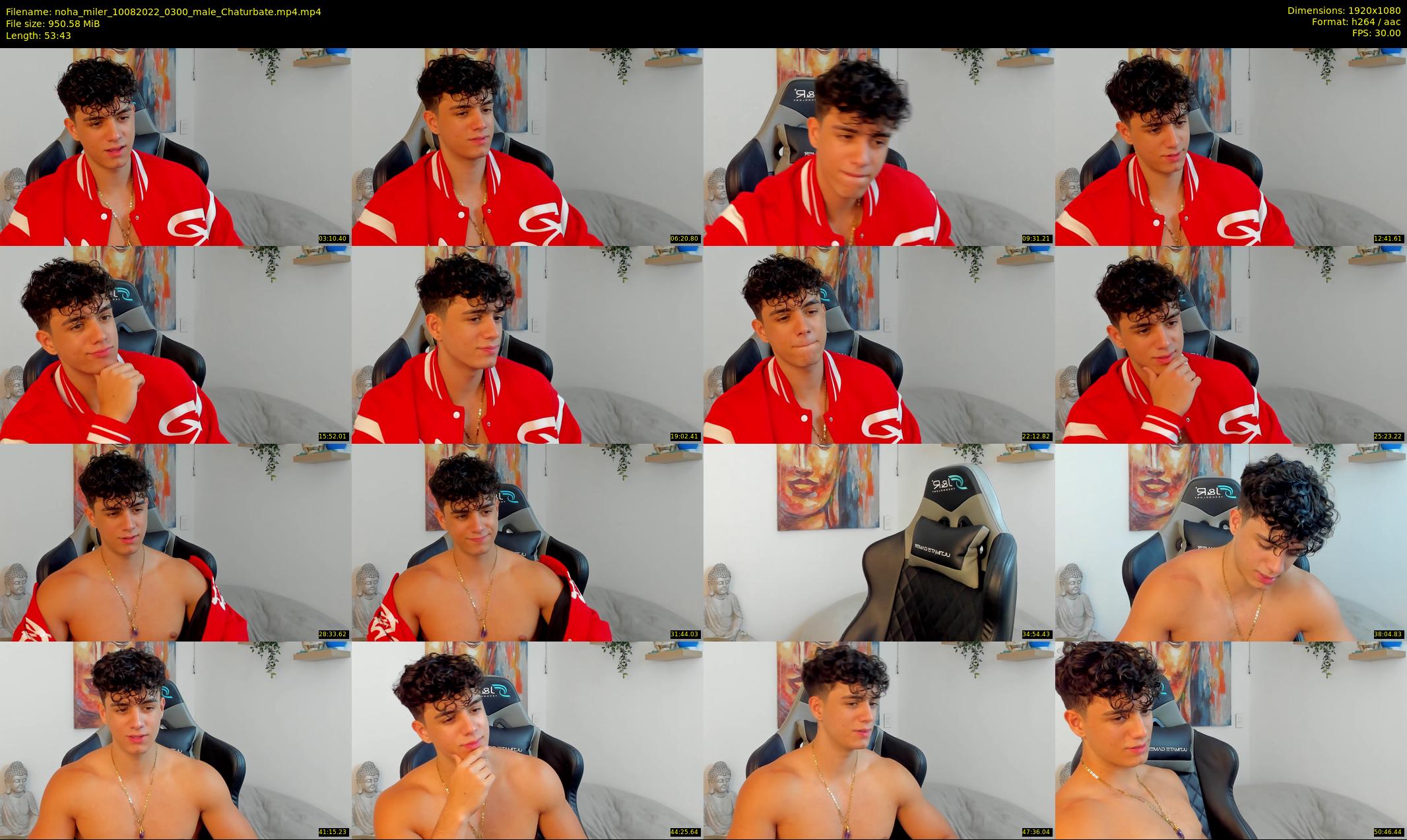 noha_miler — 54 minute Chaturbate male cam show recording, 1080p, Aug 10, 2022