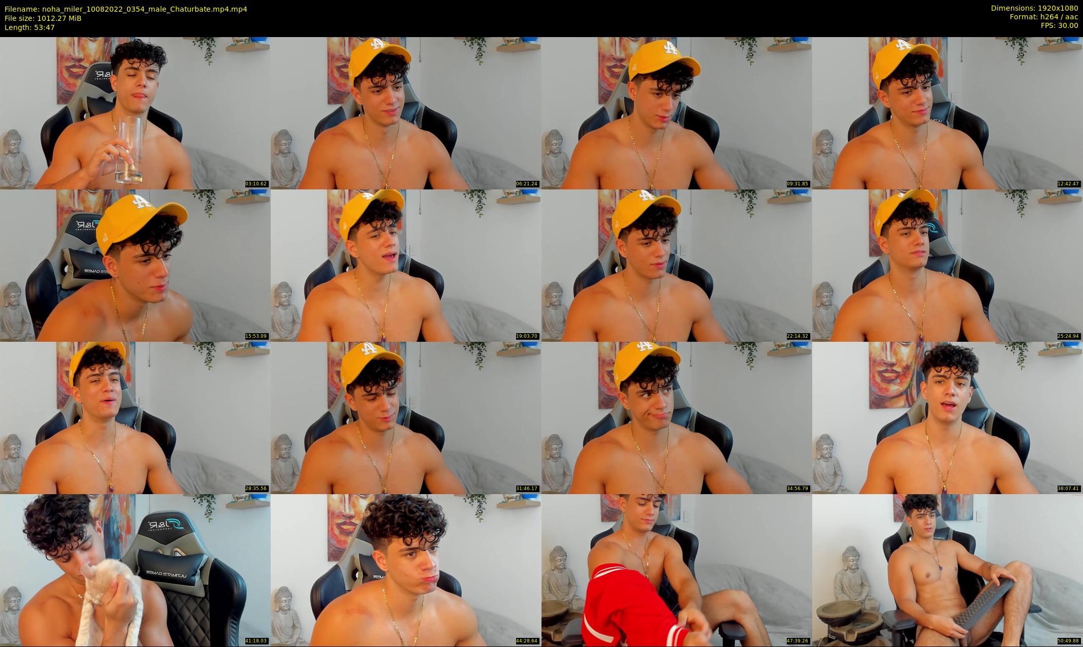 noha_miler — 54 minute Chaturbate male cam show recording, 1080p, Aug 10, 2022