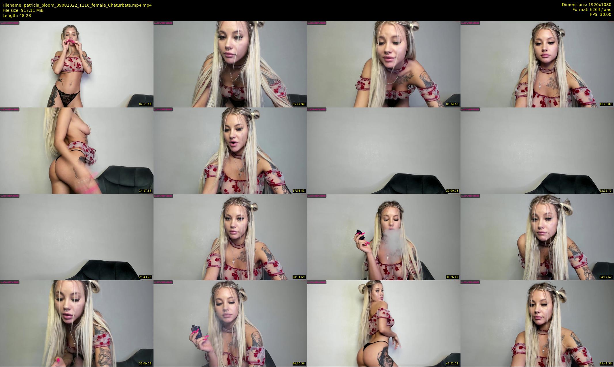 patricia_bloom — 49 minute Chaturbate female cam show recording, 1080p, Aug 9, 2022
