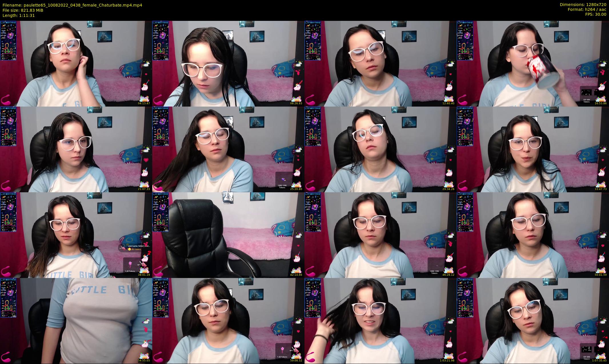 paulette65 — 72 minute Chaturbate female cam show recording, 720p, Aug 10, 2022