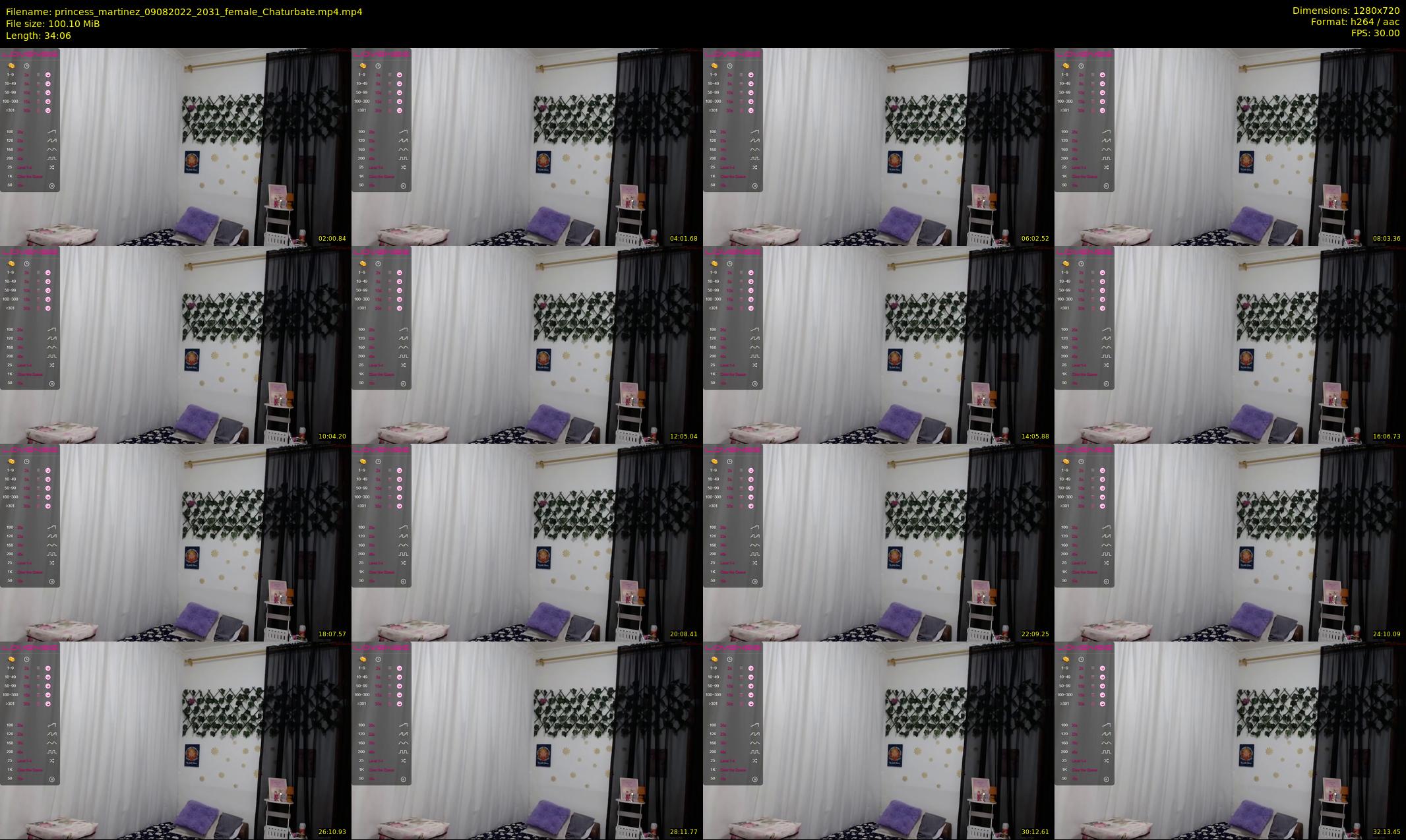princess_martinez — 35 minute Chaturbate female cam show recording, 720p, Aug 9, 2022