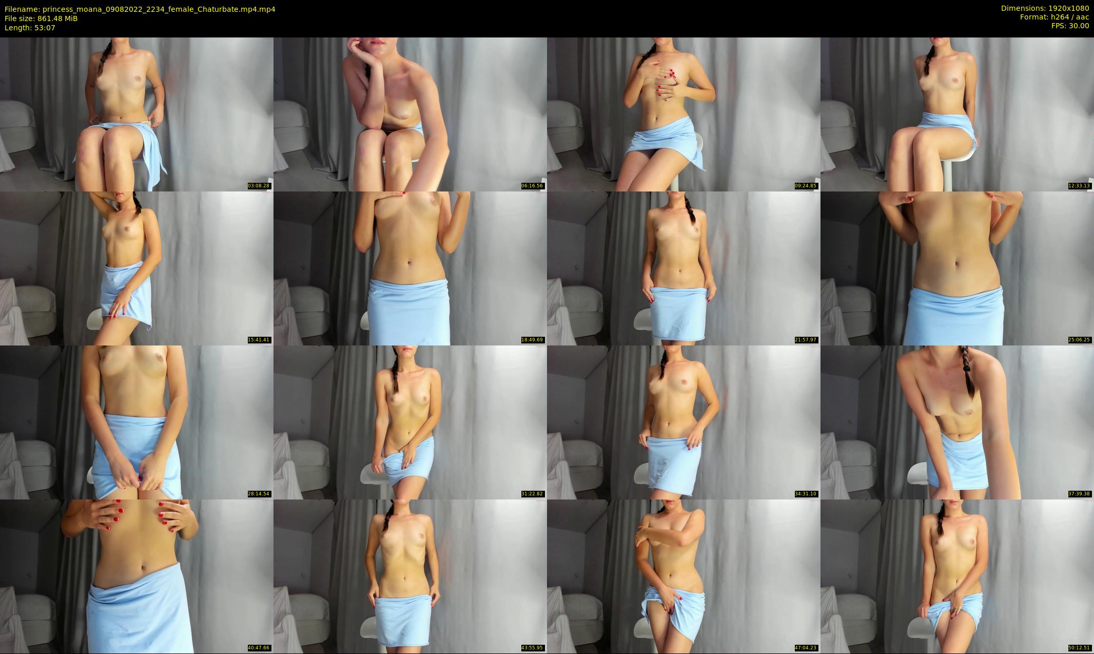 princess_moana — 54 minute Chaturbate female cam show recording, 1080p, Aug 9, 2022