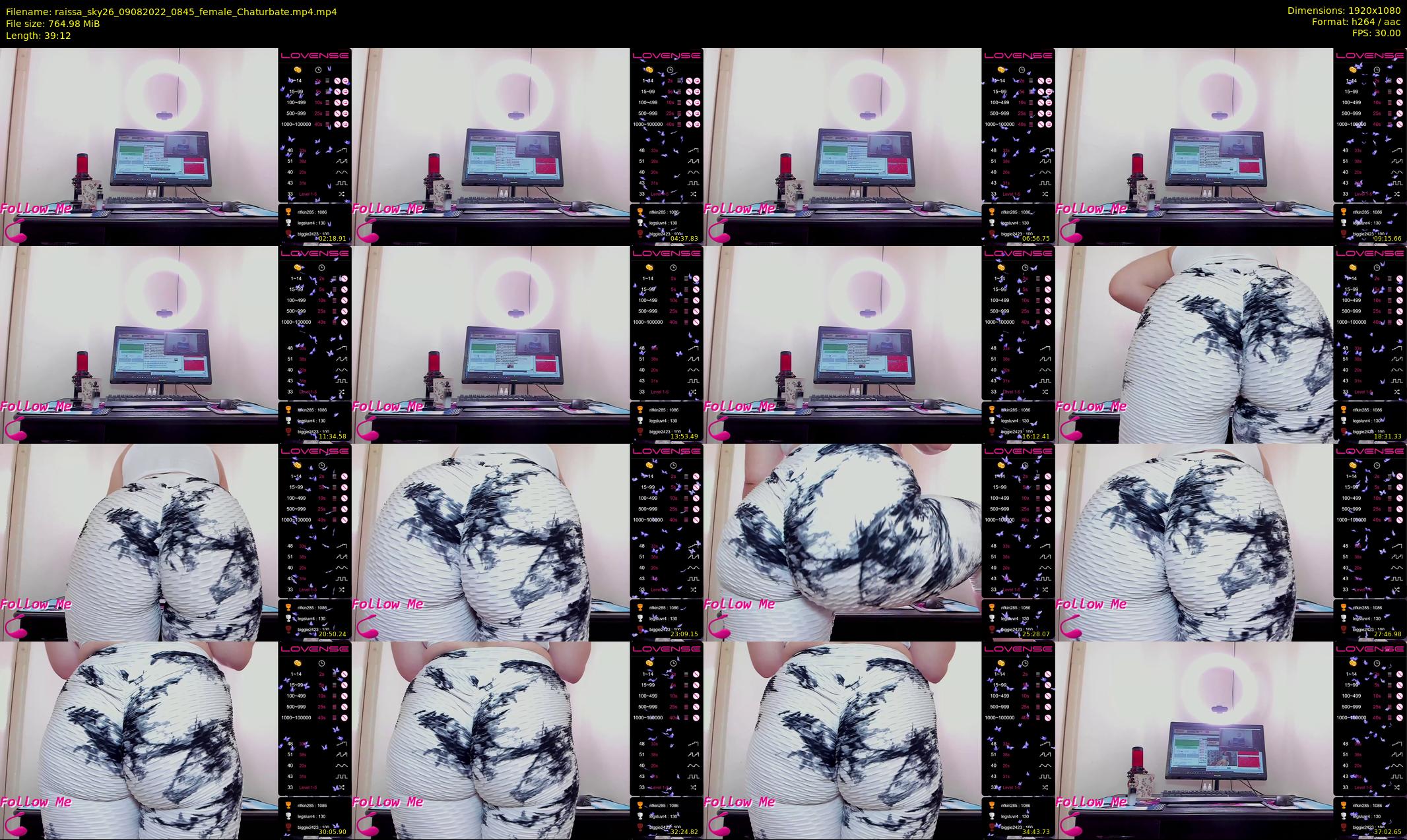 raissa_sky26 — 40 minute Chaturbate female cam show recording, 1080p, Aug 9, 2022