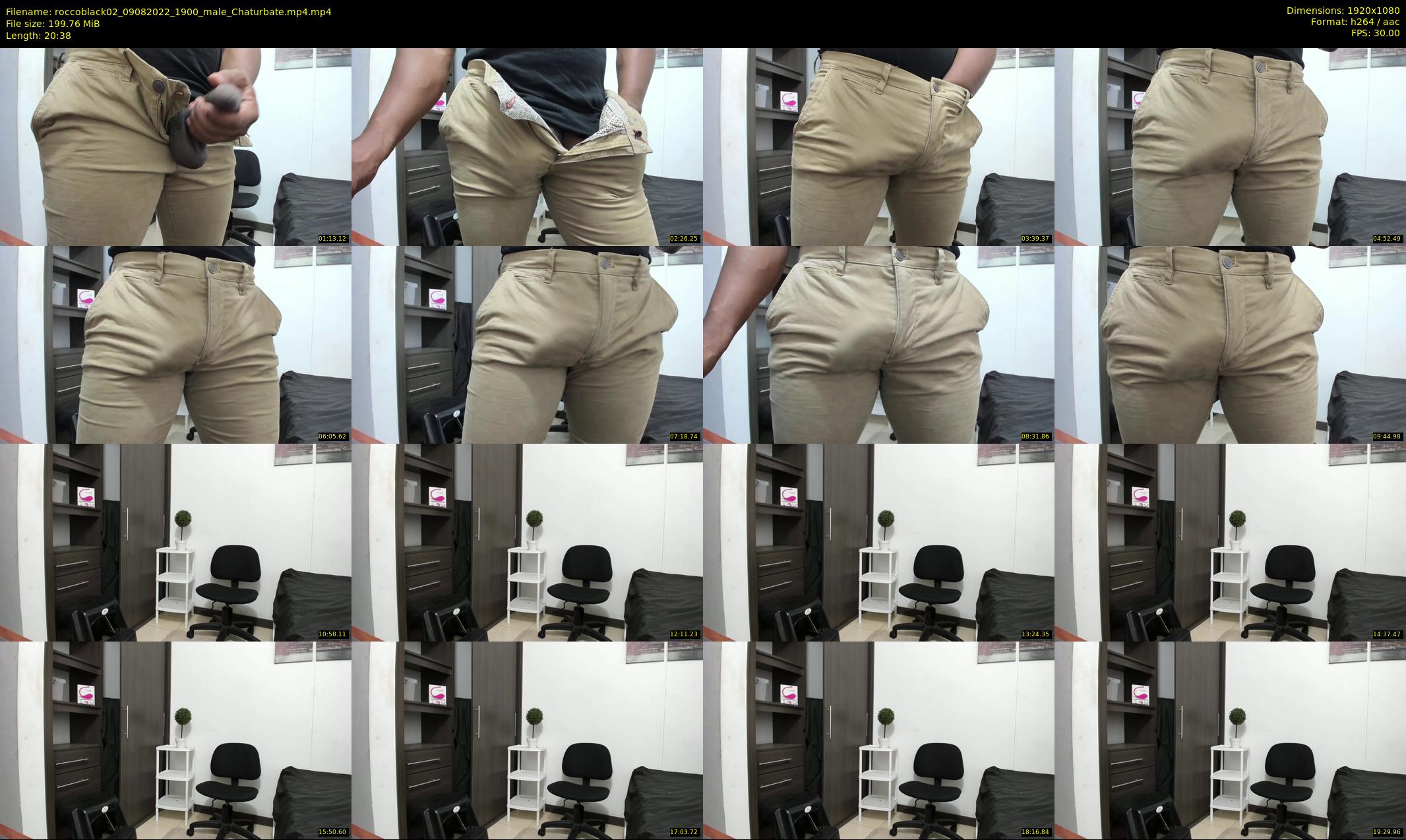 roccoblack02 — 21 minute Chaturbate male cam show recording, 1080p, Aug 9, 2022
