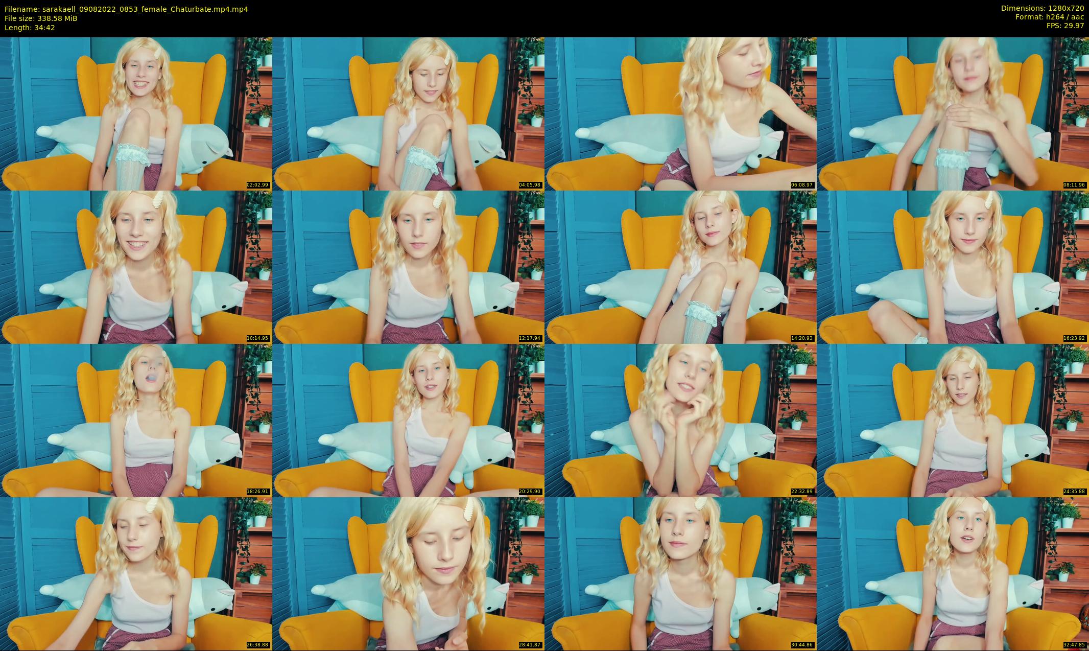 sarakaell — 35 minute Chaturbate female cam show recording, 720p, Aug 9, 2022