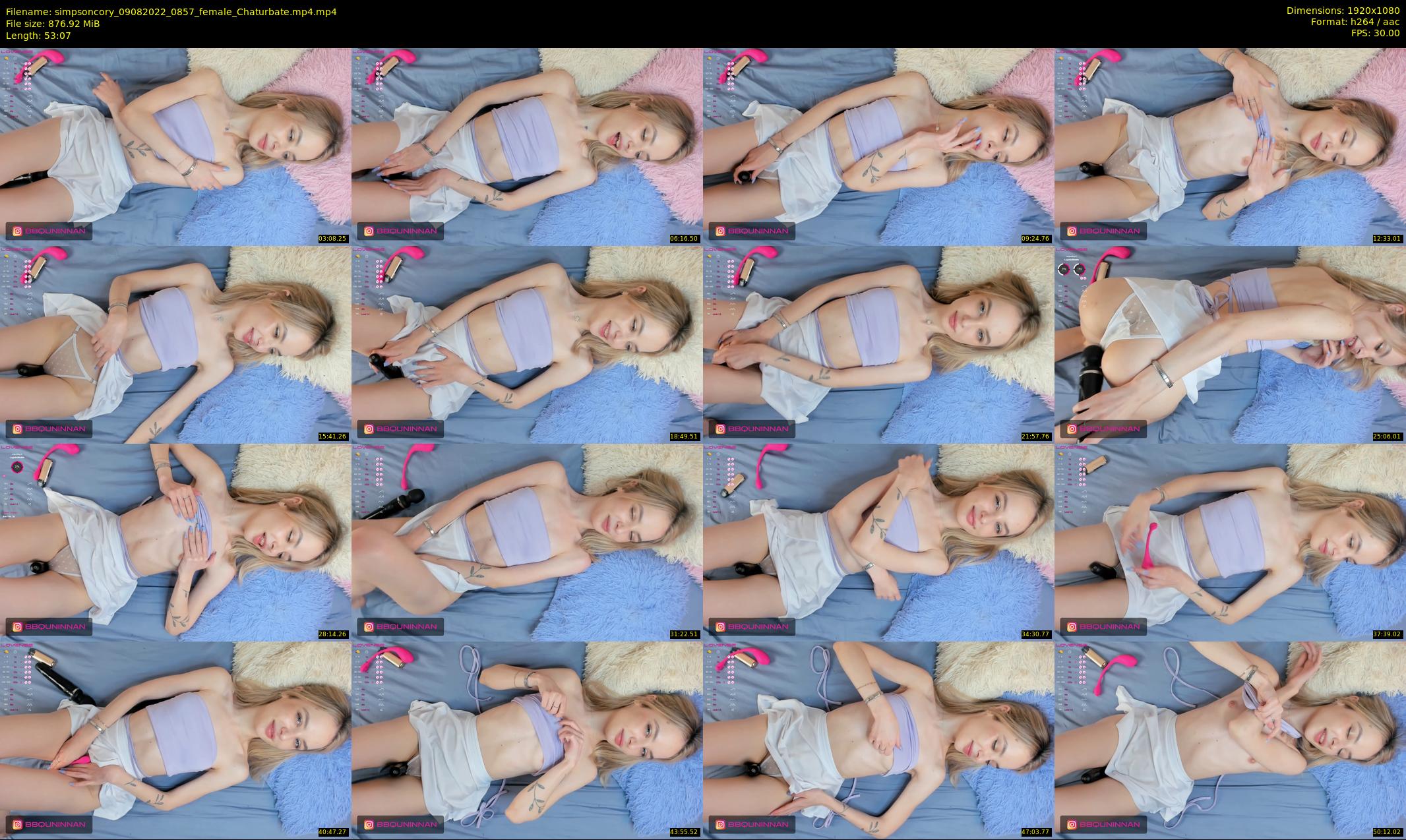 simpsoncory — 54 minute Chaturbate female cam show recording, 1080p, Aug 9, 2022