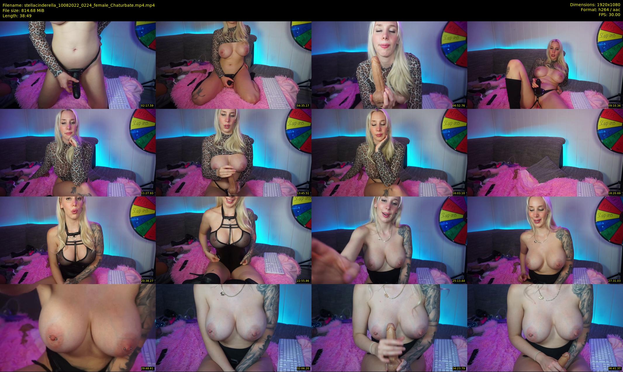 stellacinderella — 39 minute Chaturbate female cam show recording, 1080p, Aug 10, 2022