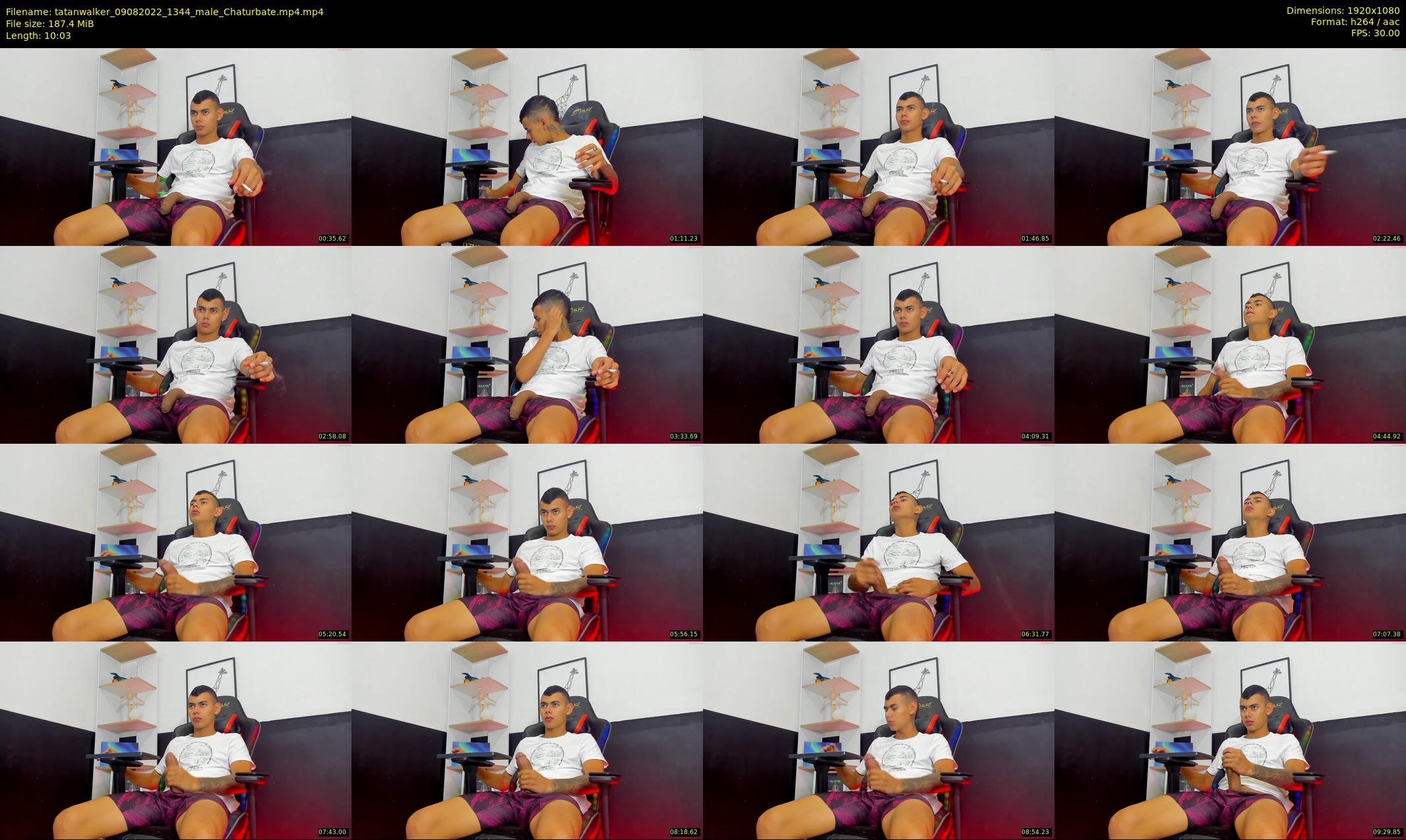 tatanwalker — 11 minute Chaturbate male cam show recording, 1080p, Aug 9, 2022