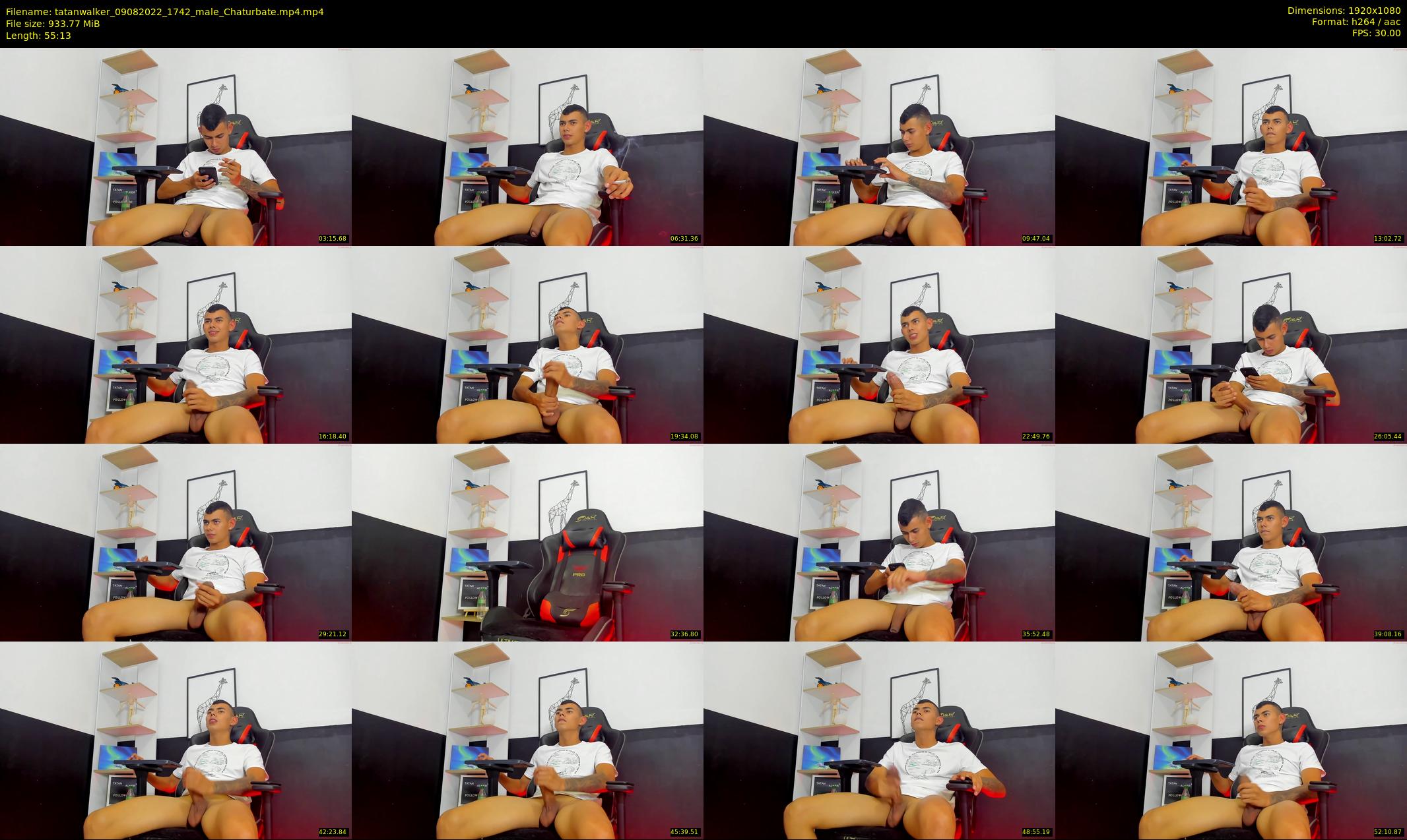 tatanwalker — 56 minute Chaturbate male cam show recording, 1080p, Aug 9, 2022