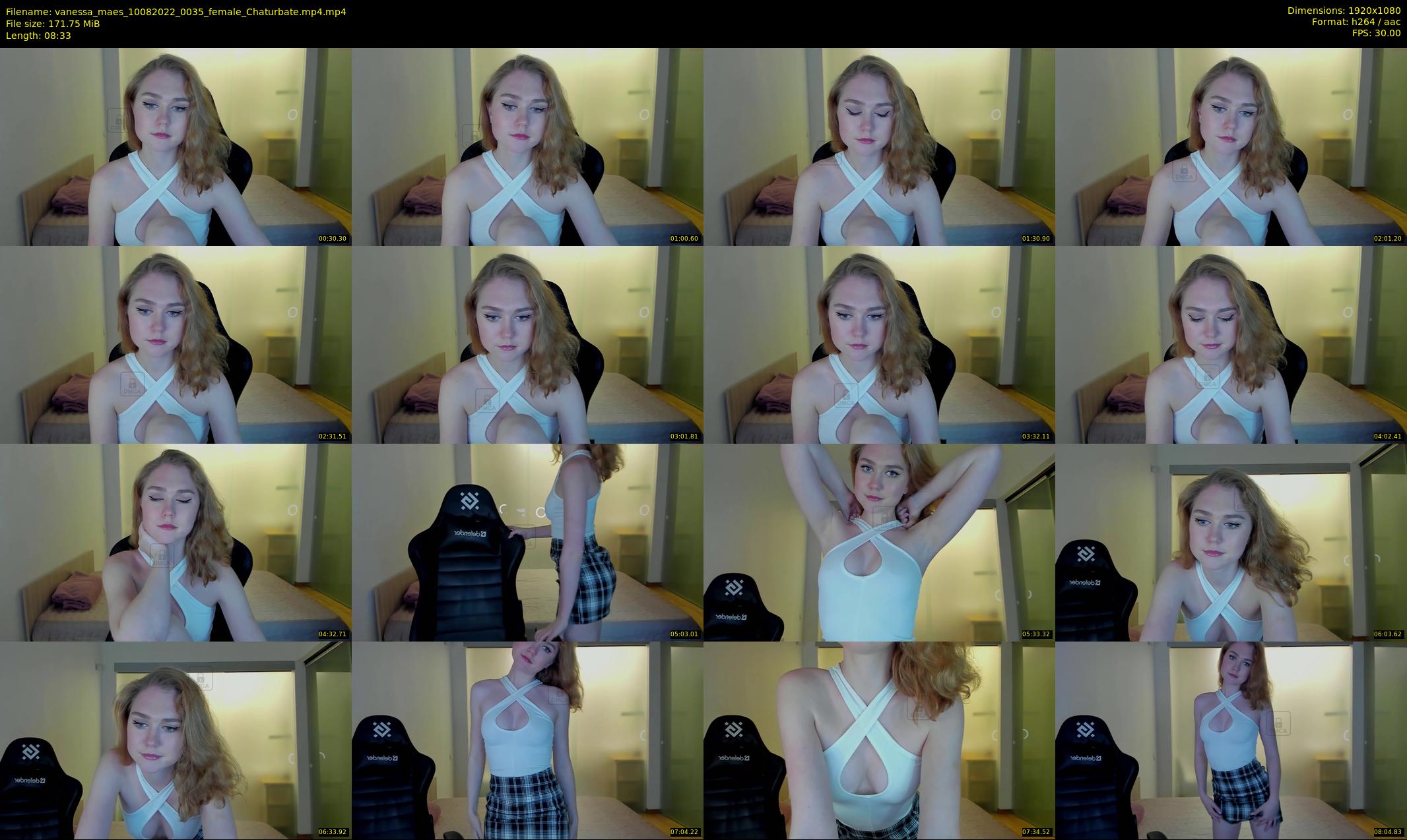 vanessa_maes — 9 minute Chaturbate female cam show recording, 1080p, Aug 10, 2022