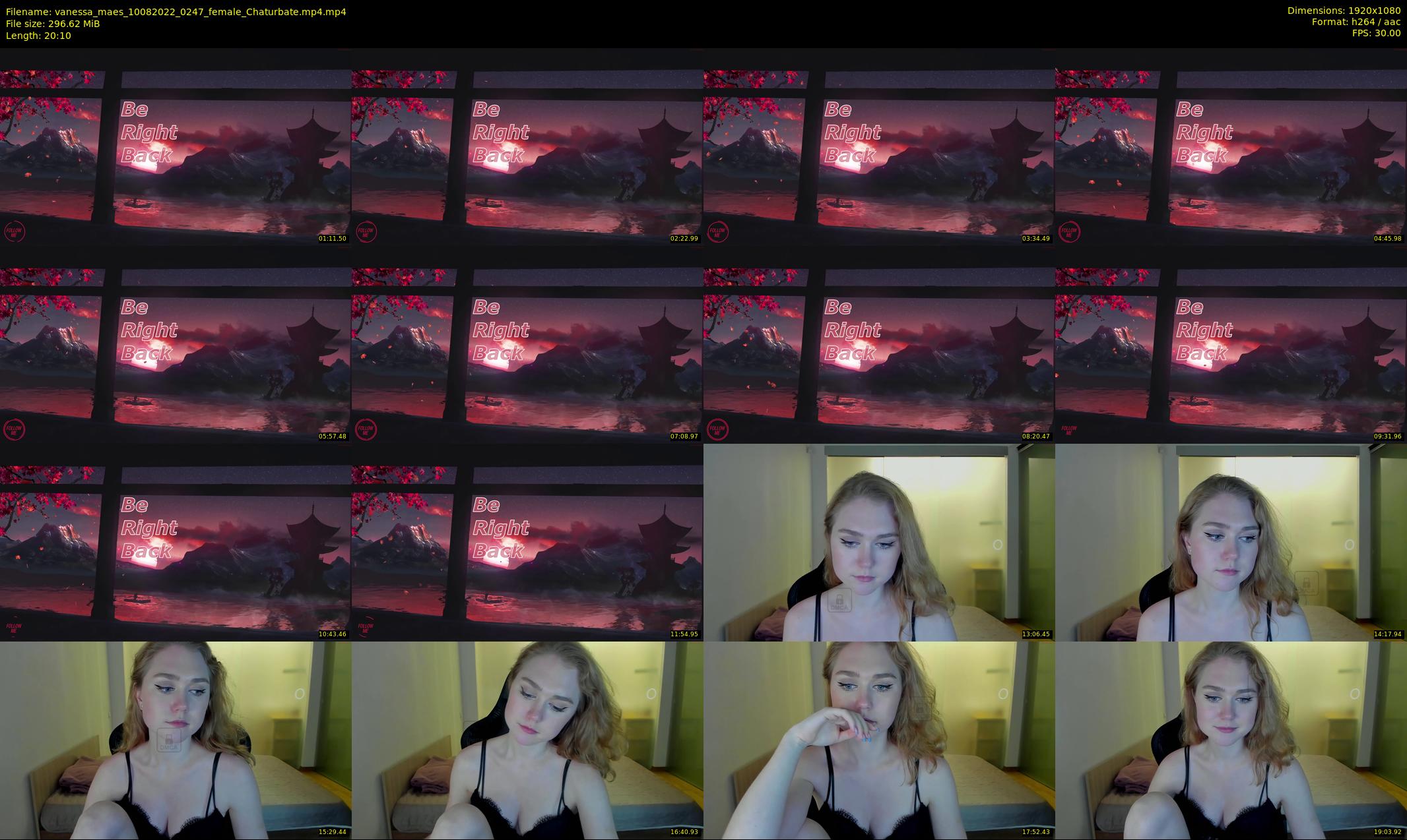 vanessa_maes — 21 minute Chaturbate female cam show recording, 1080p, Aug 10, 2022