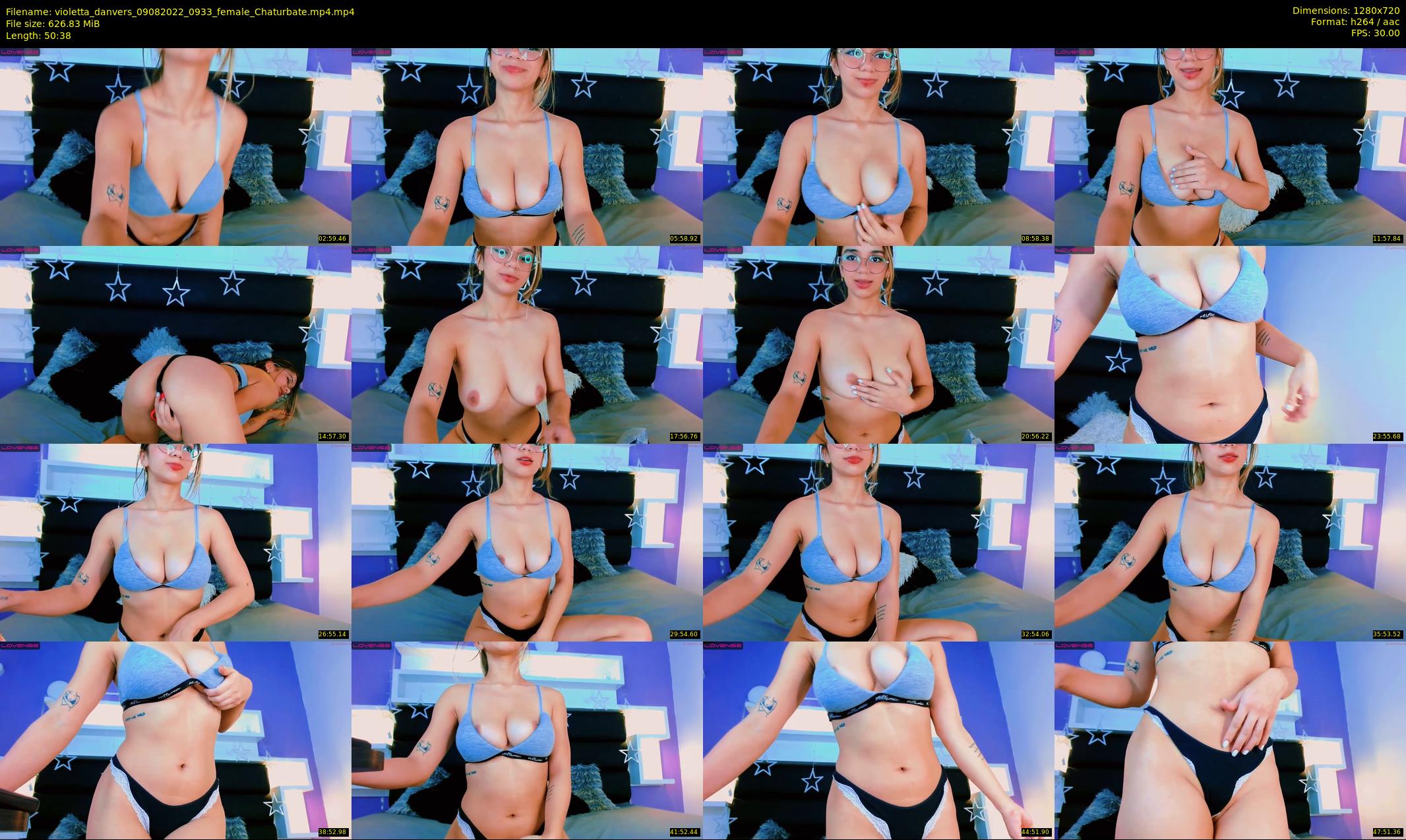 violetta_danvers — 51 minute Chaturbate female cam show recording, 720p, Aug 9, 2022