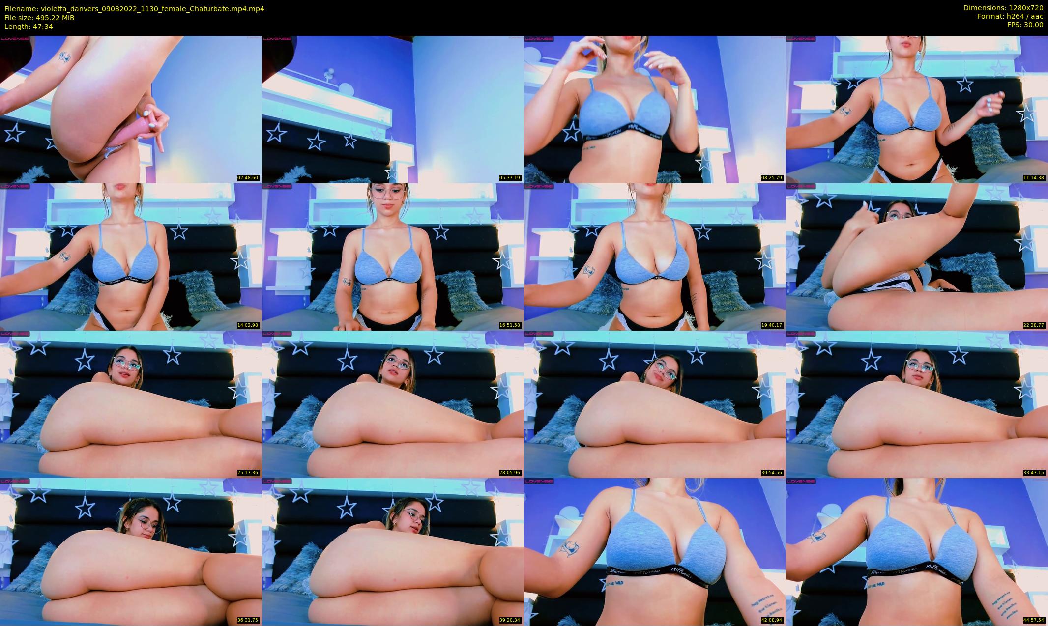 violetta_danvers — 48 minute Chaturbate female cam show recording, 720p, Aug 9, 2022