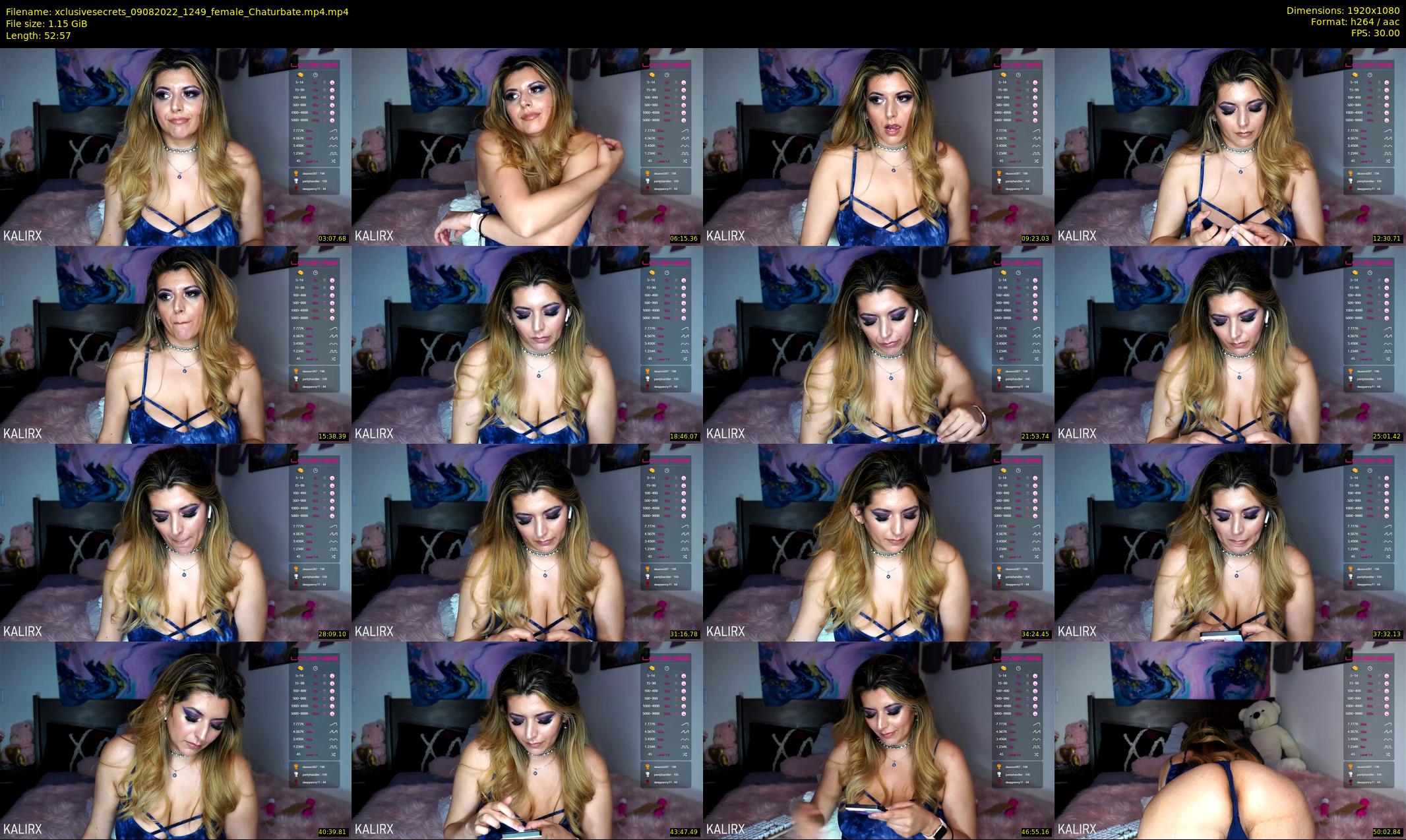 xclusivesecrets — 53 minute Chaturbate female cam show recording, 1080p, Aug 9, 2022