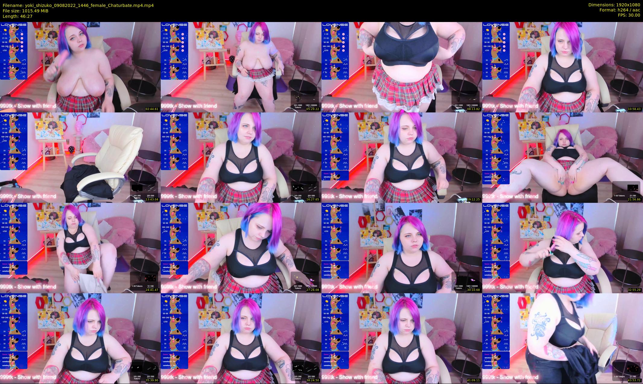yoki_shizuko — 47 minute Chaturbate female cam show recording, 1080p, Aug 9, 2022