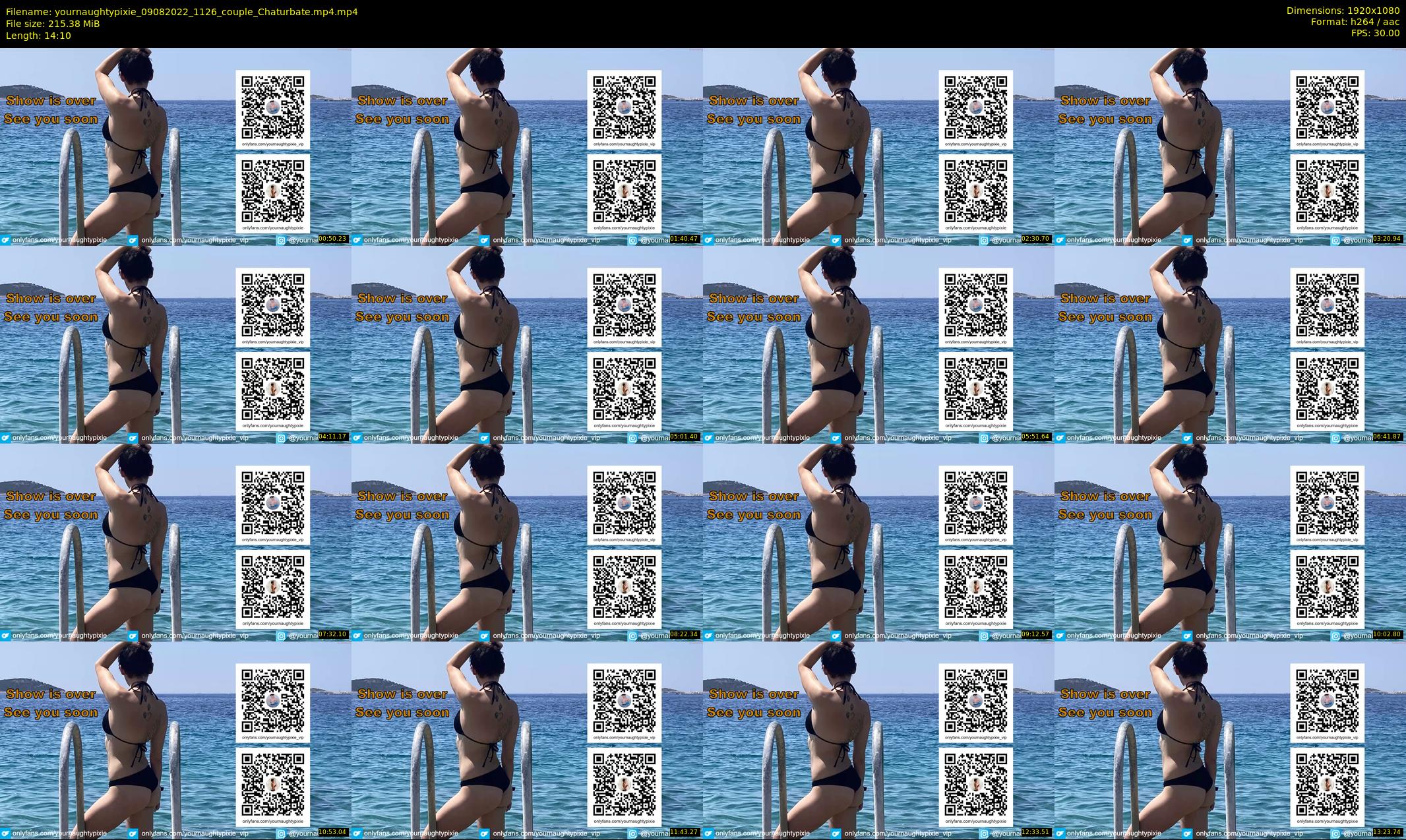 yournaughtypixie — 15 minute Chaturbate couple cam show recording, 1080p, Aug 9, 2022