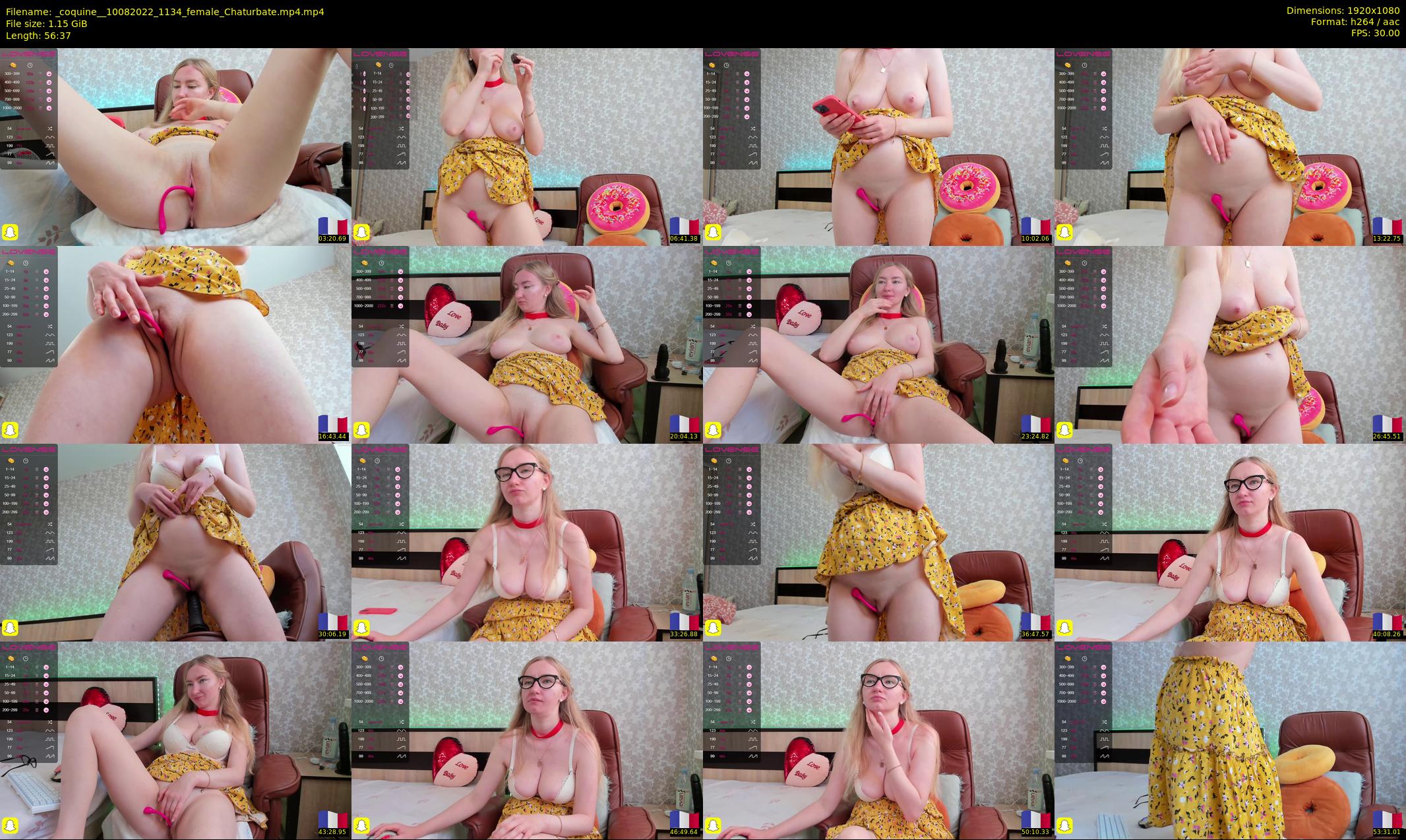 _coquine_ — 57 minute Chaturbate female cam show recording, 1080p, Aug 10, 2022