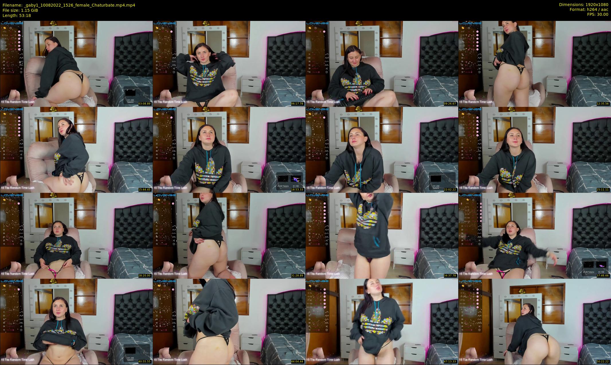 _gaby1 — 54 minute Chaturbate female cam show recording, 1080p, Aug 10, 2022