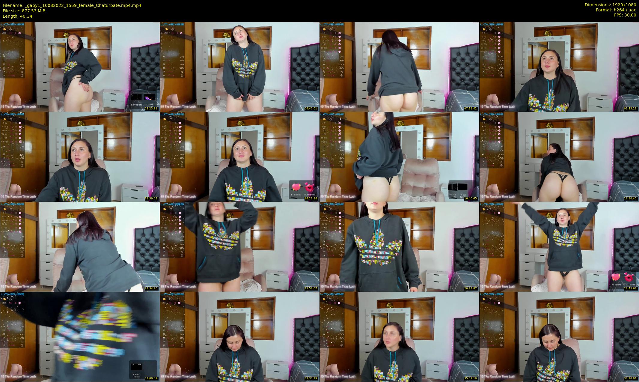 _gaby1 — 41 minute Chaturbate female cam show recording, 1080p, Aug 10, 2022