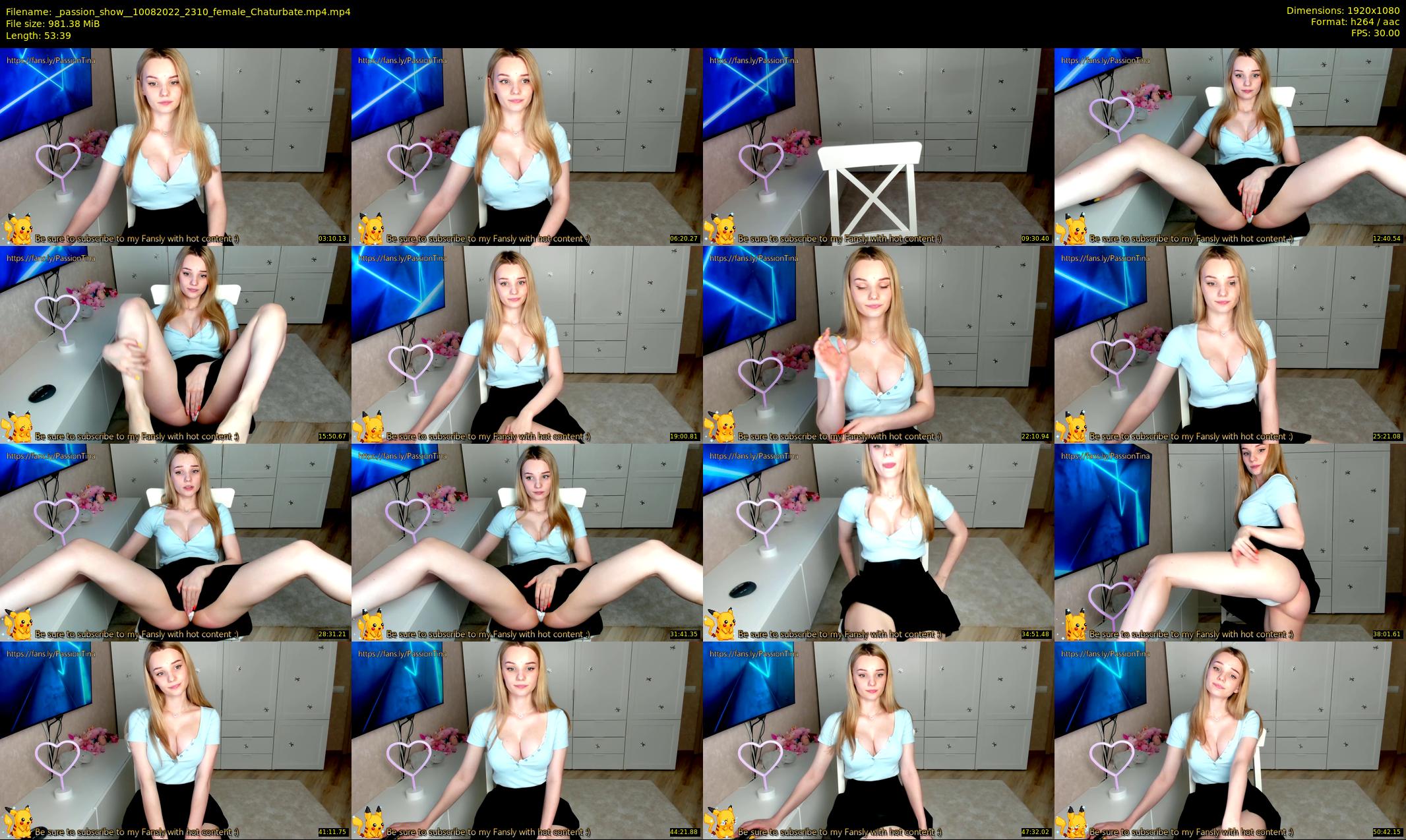 _passion_show_ — 54 minute Chaturbate couple cam show recording, 1080p, Aug 10, 2022