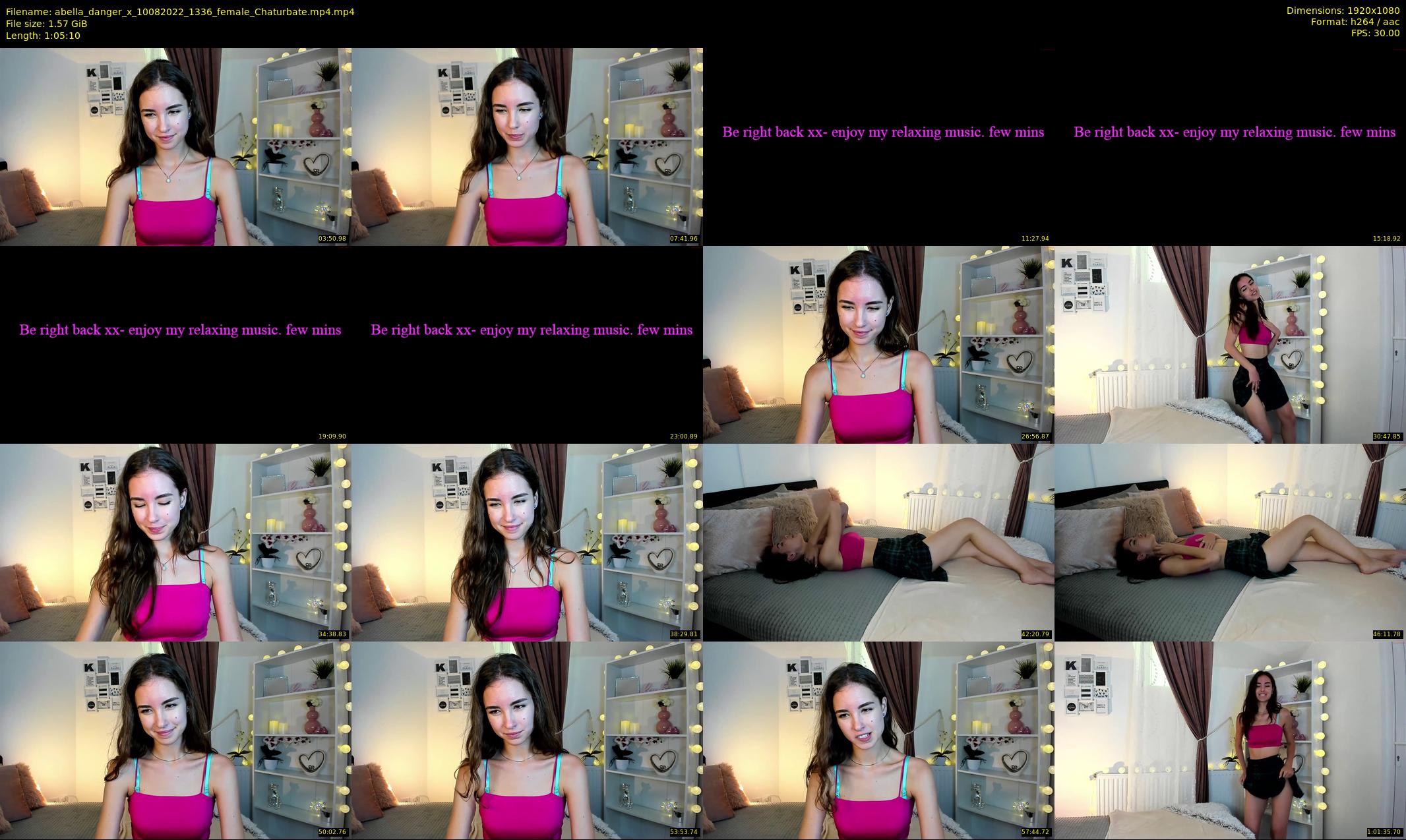 abella_danger_x — 66 minute Chaturbate female cam show recording, 1080p, Aug 10, 2022