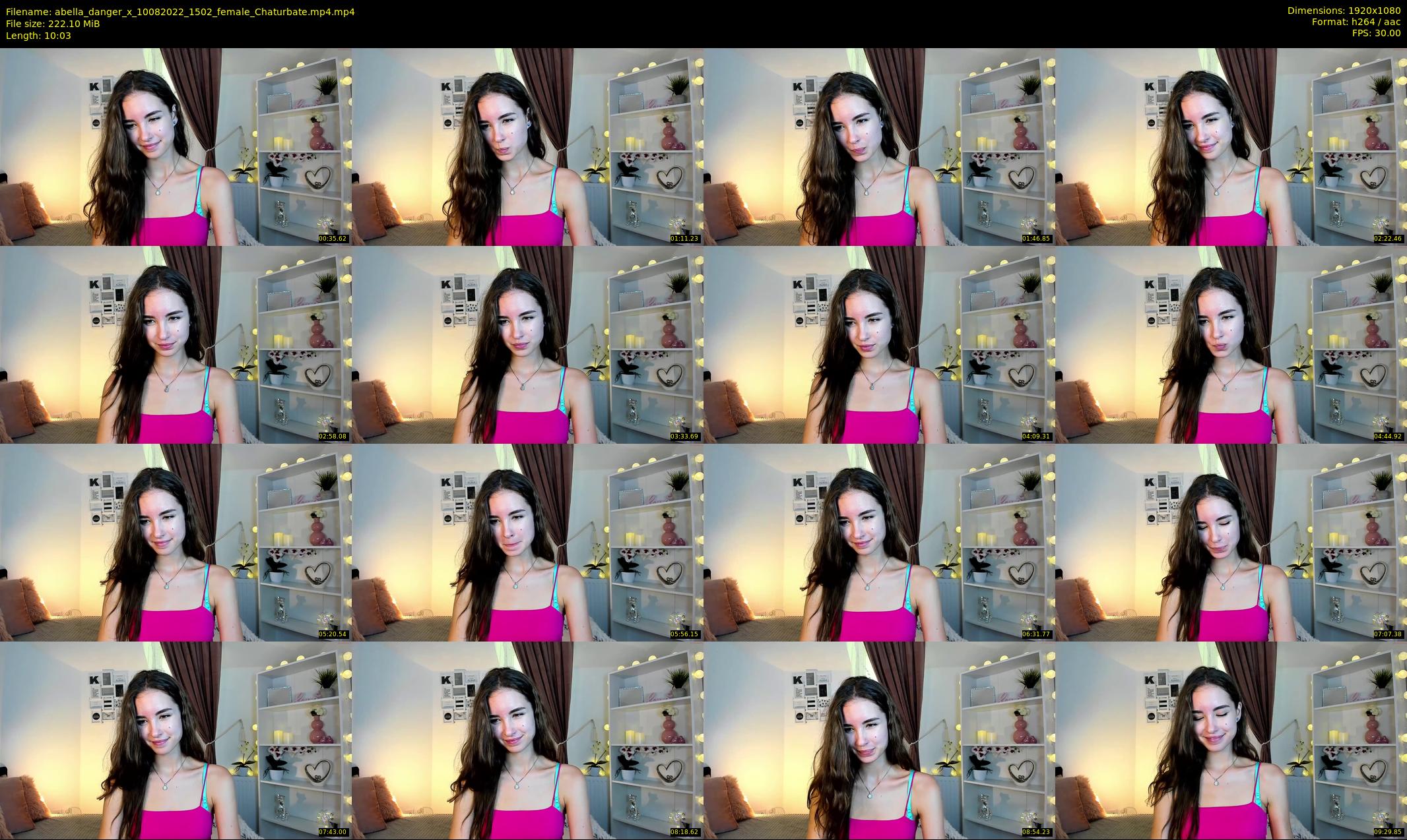abella_danger_x — 11 minute Chaturbate female cam show recording, 1080p, Aug 10, 2022