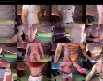 adam_muscle_ — 54 minute Chaturbate male cam show recording, 1080p, Aug 10, 2022