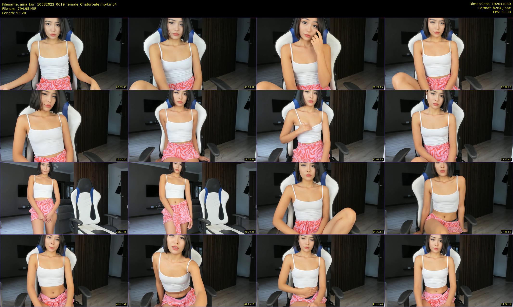 aina_kun — 54 minute Chaturbate female cam show recording, 1080p, Aug 10, 2022