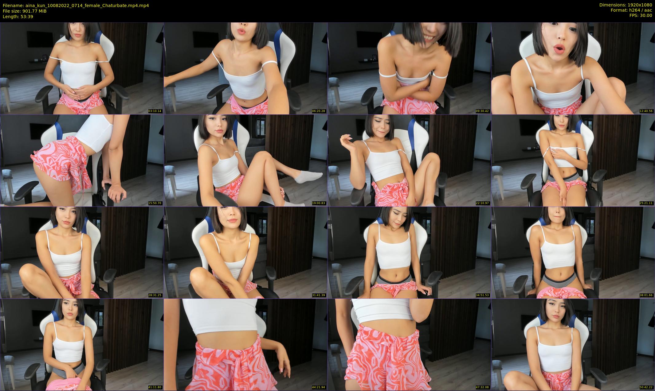 aina_kun — 54 minute Chaturbate female cam show recording, 1080p, Aug 10, 2022