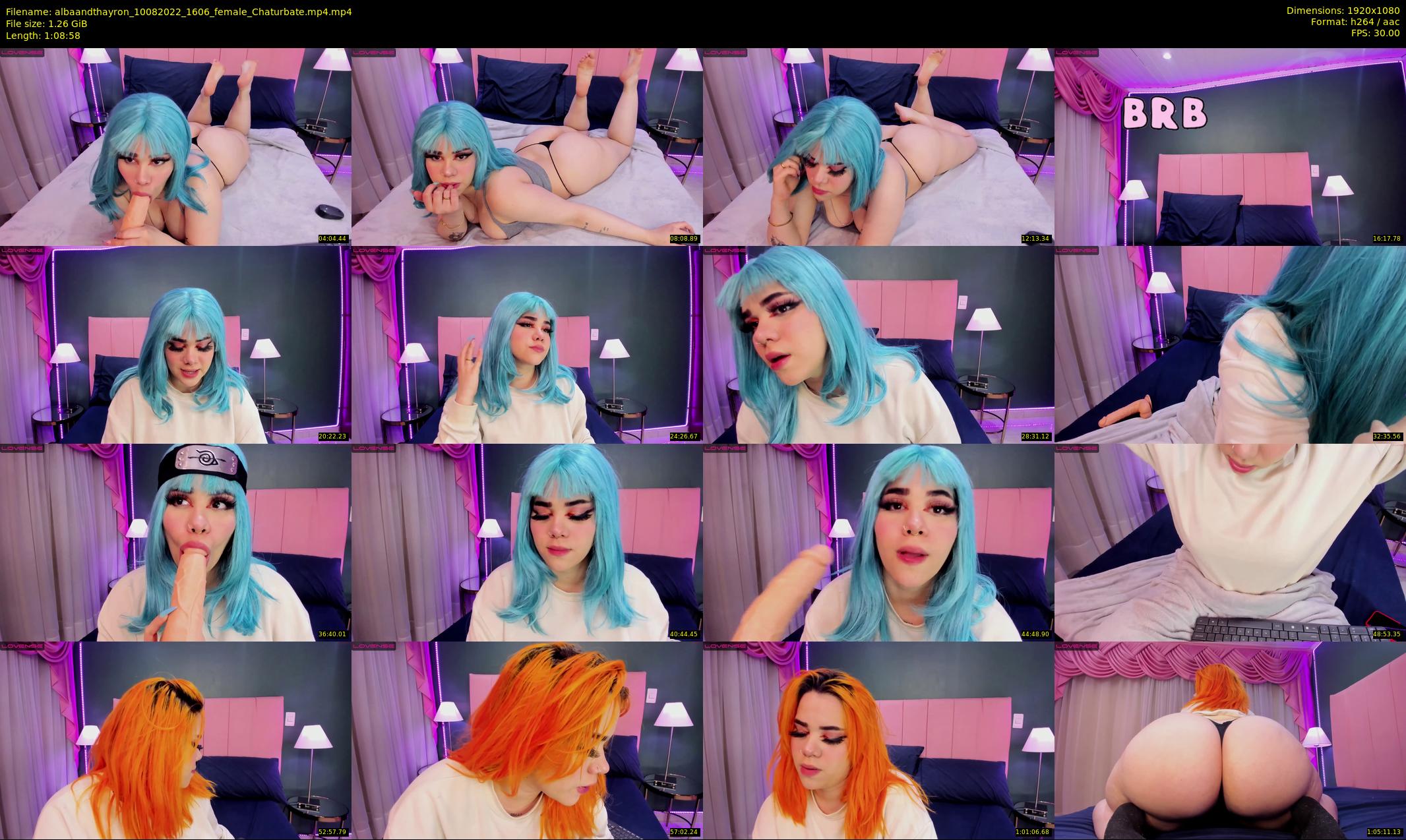albaandthayron — 69 minute Chaturbate couple cam show recording, 1080p, Aug 10, 2022